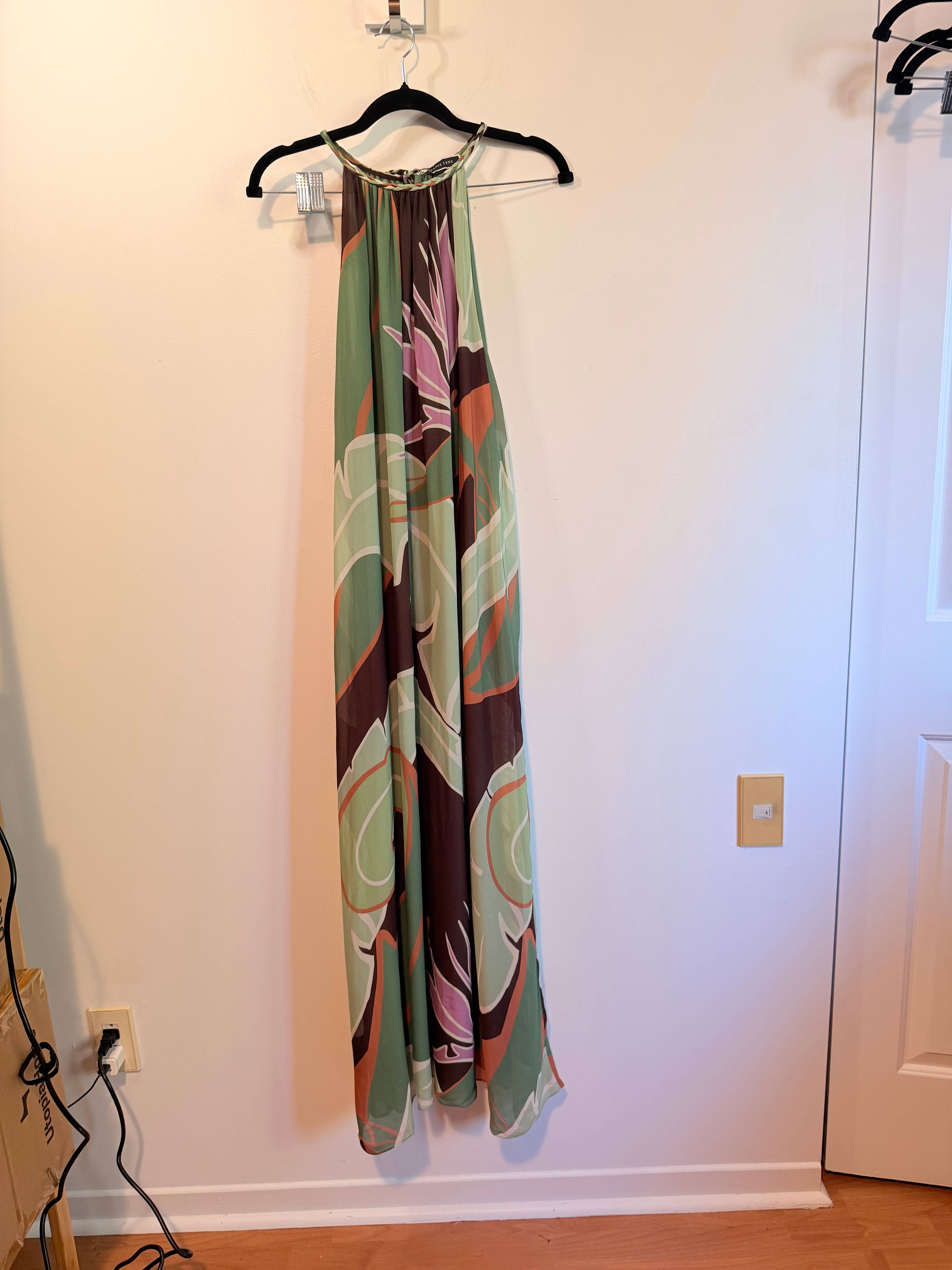 Robe longue imprimée Melanie Lyne - photo originale