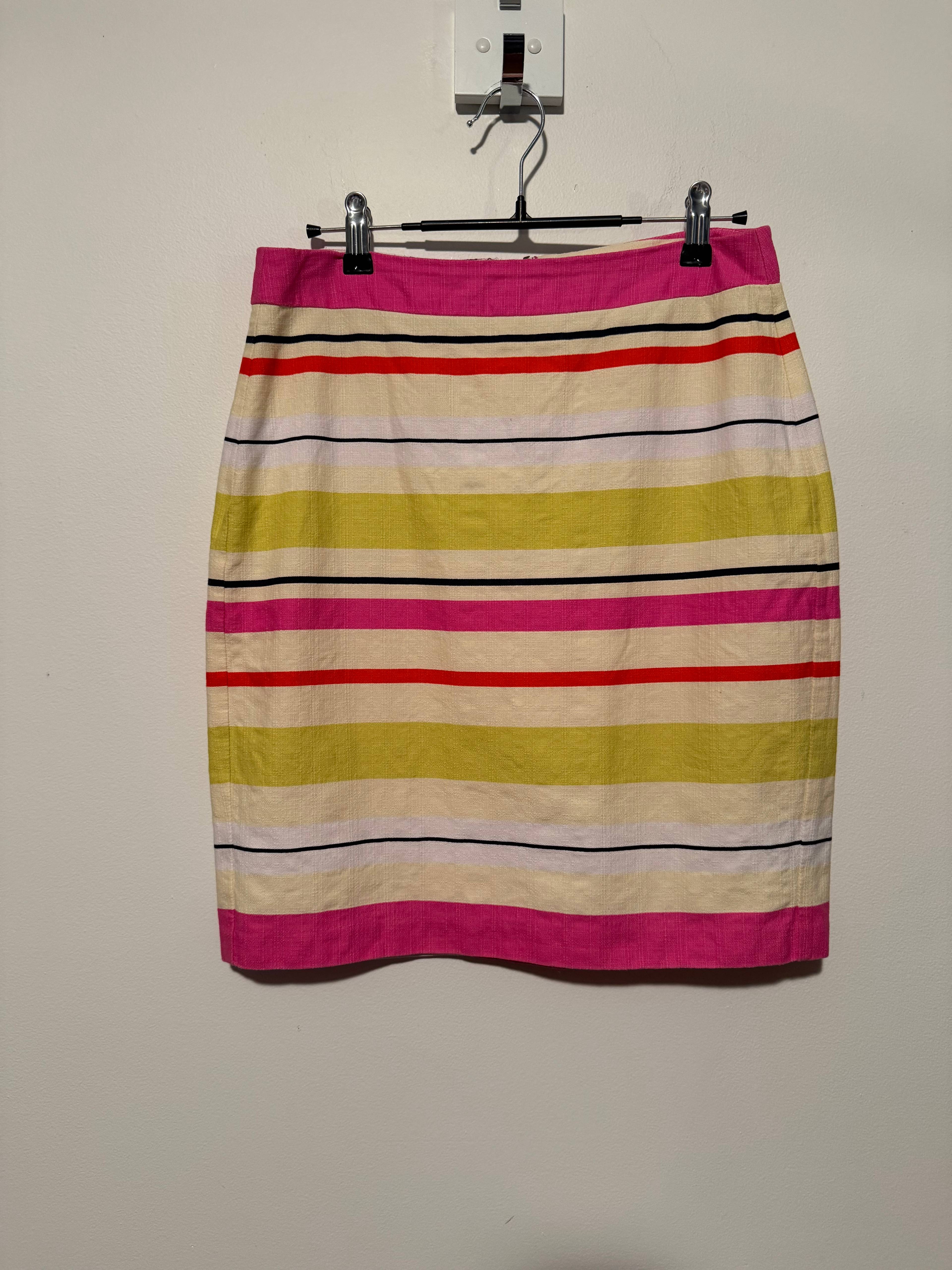 Jupe rayée Banana Republic multicolore - photo originale