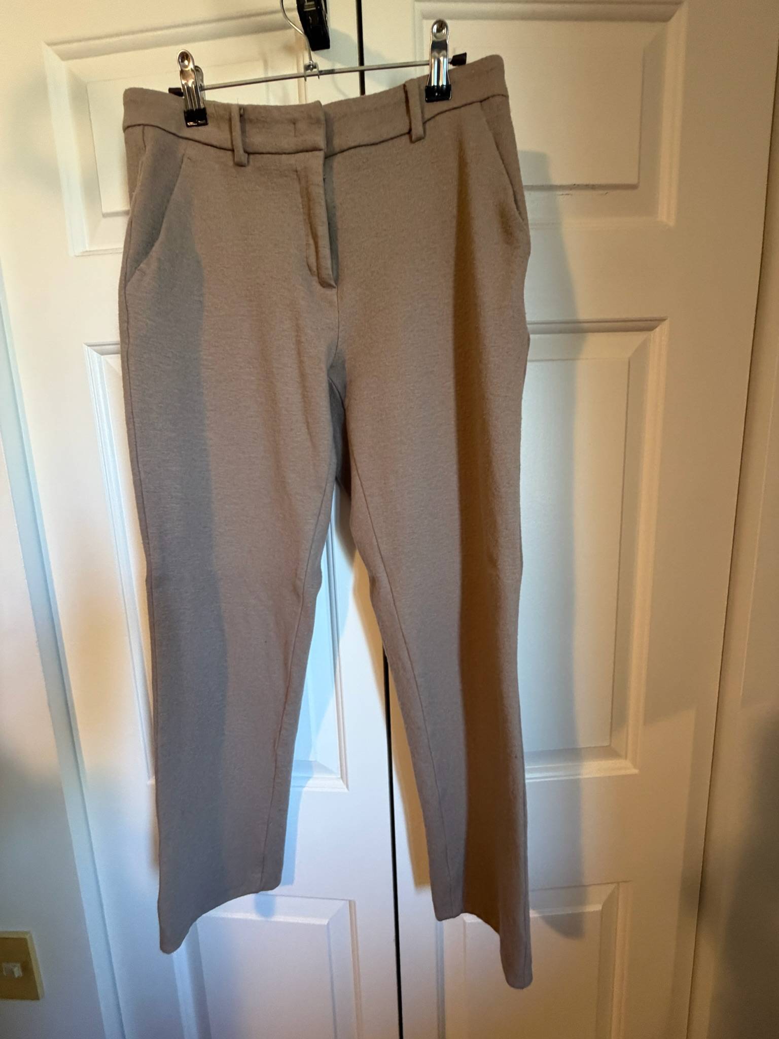 Pantalon Cambio beige en lainage - photo originale