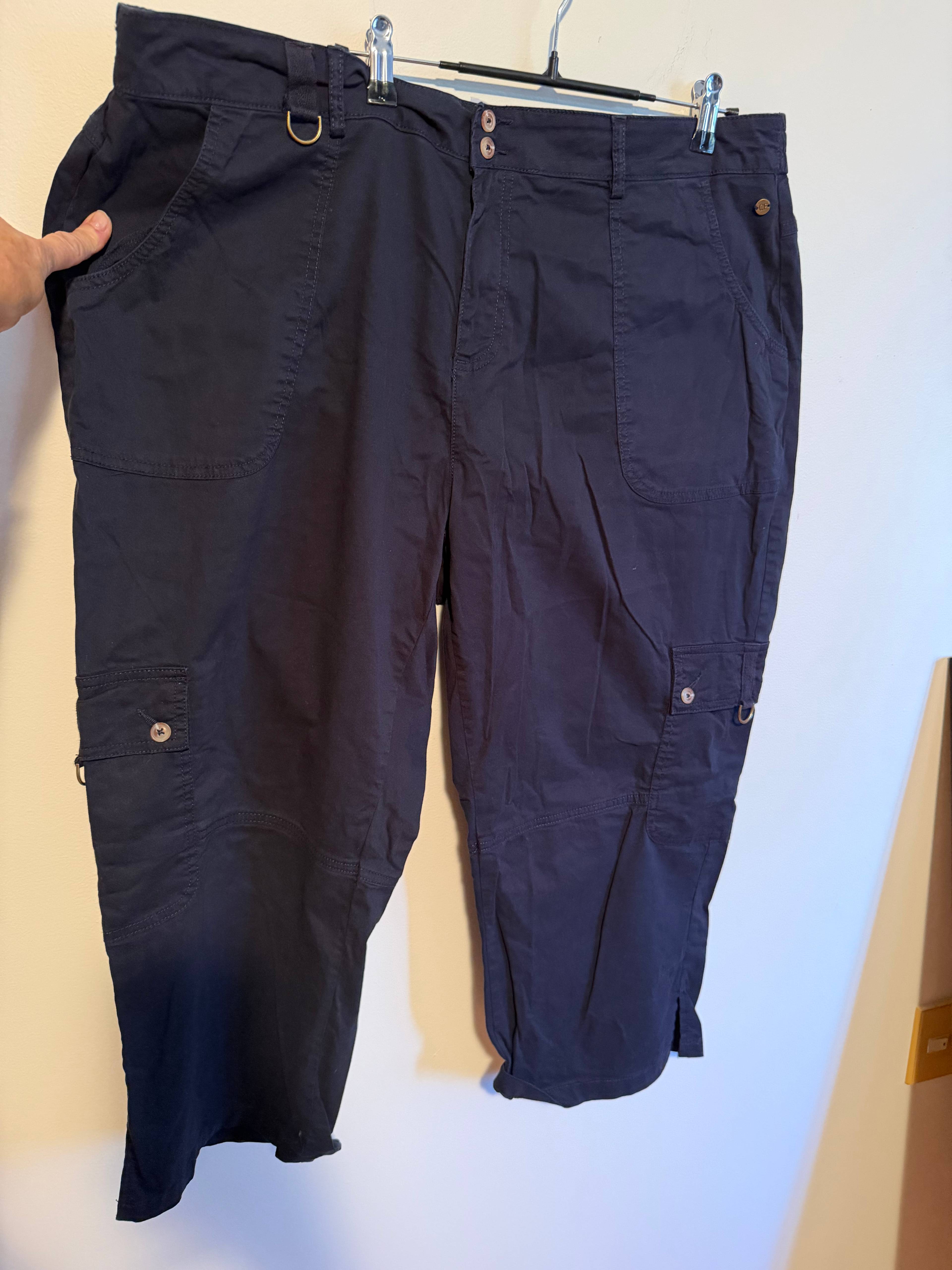 Pantalon cargo Claire France marine - photo originale