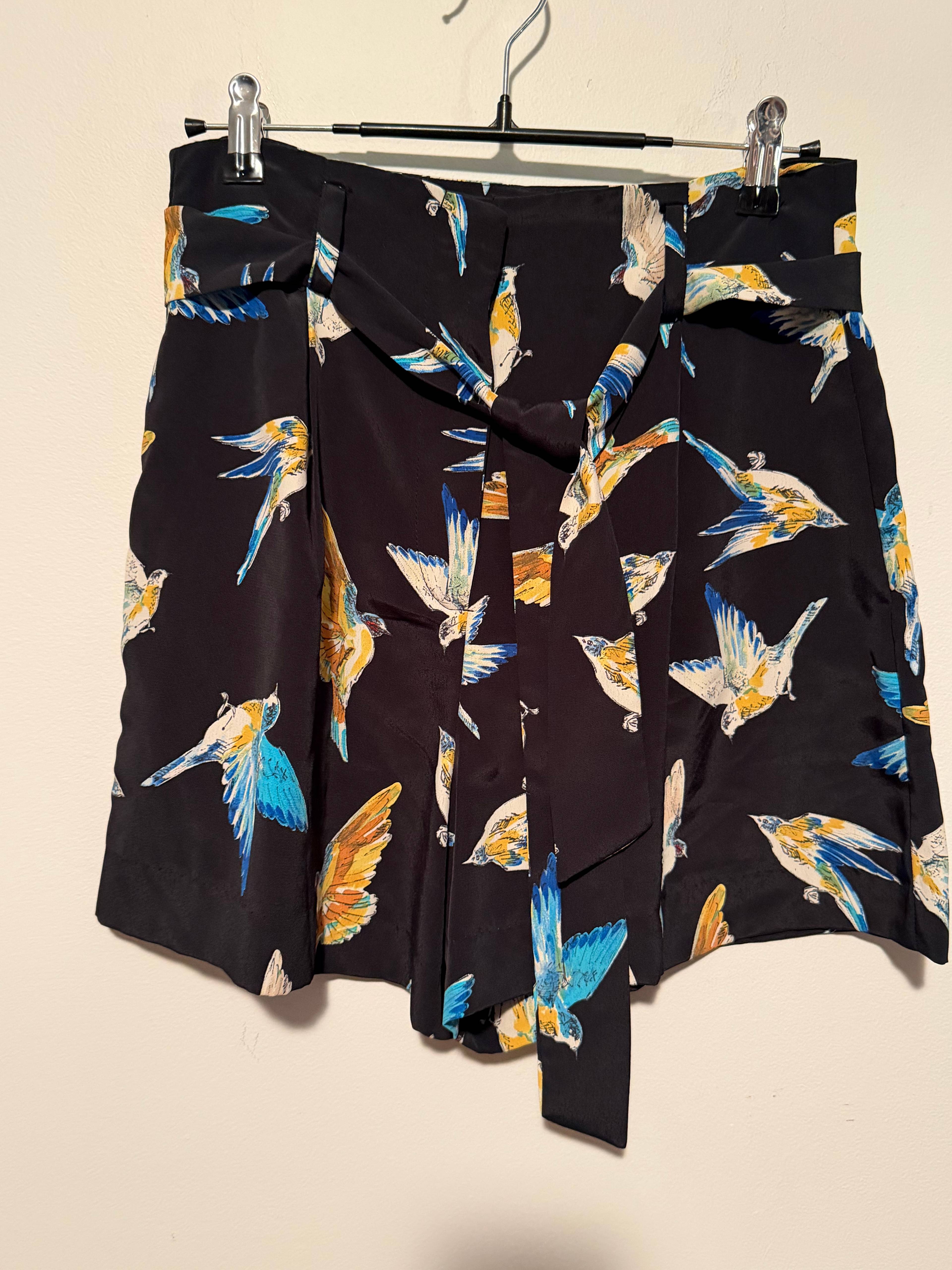 Short imprimé noir Zara - photo originale