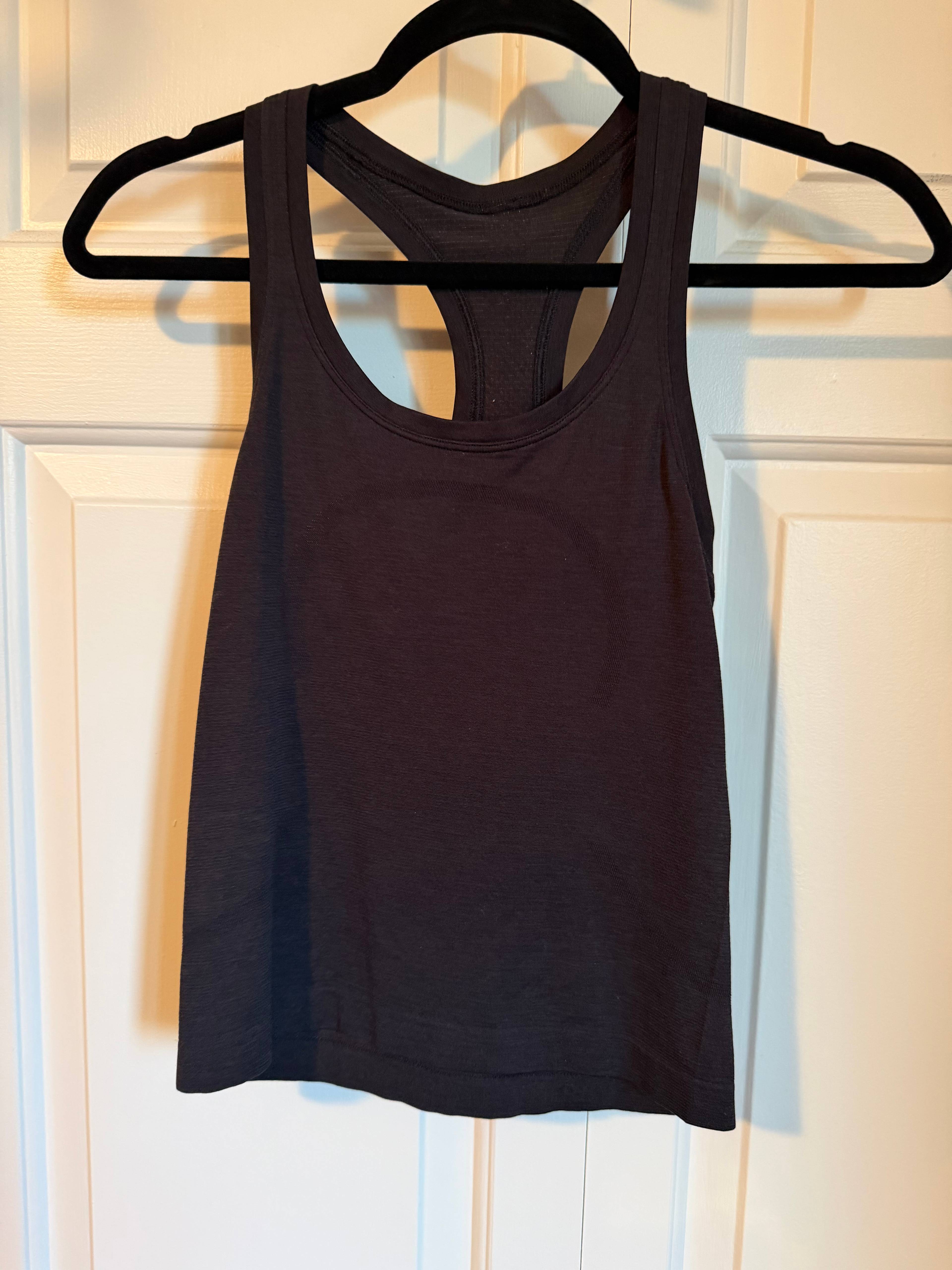 Débardeur de sport Lululemon noir - photo originale