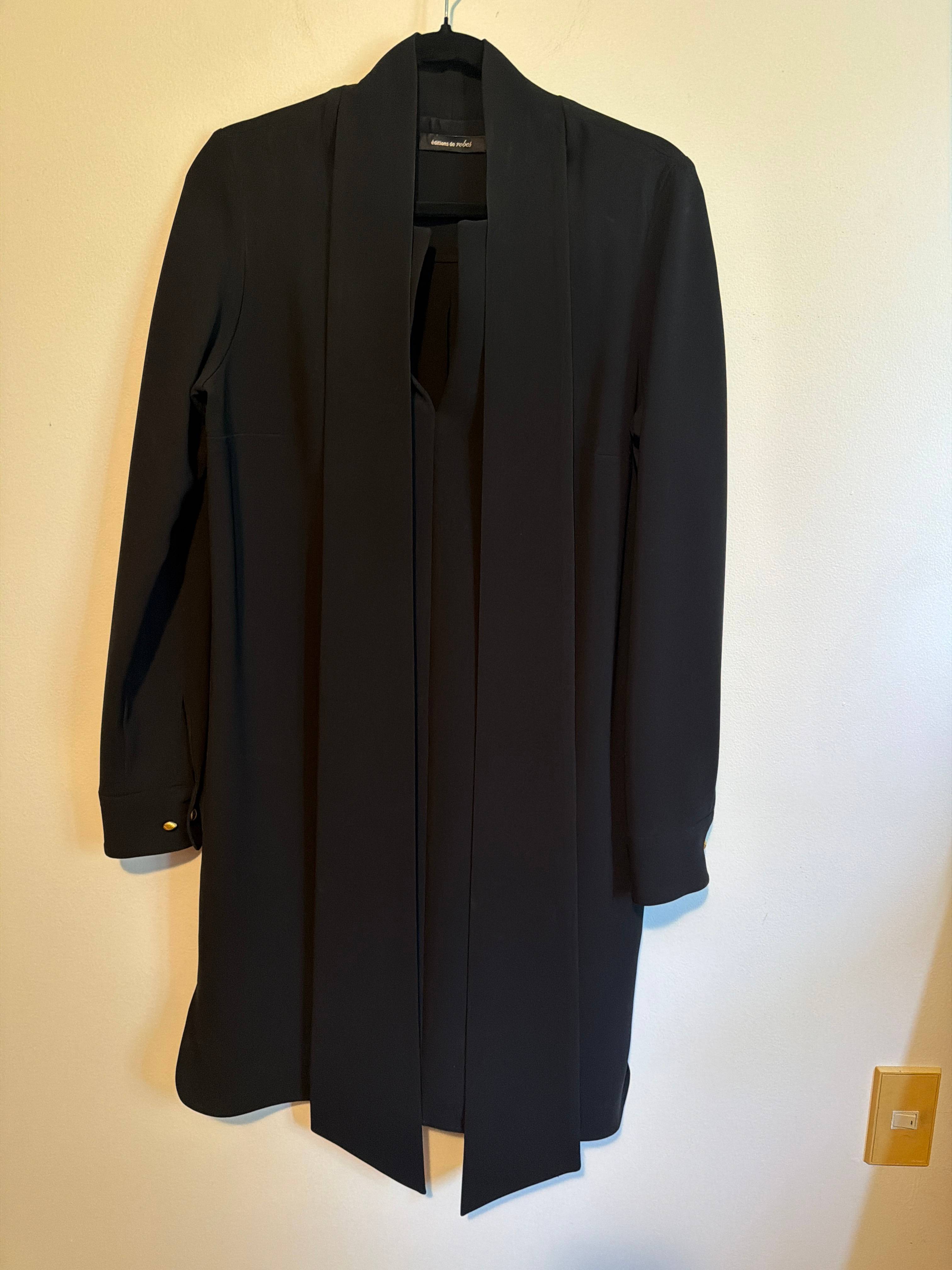 Robe éditions de robes noir - photo originale