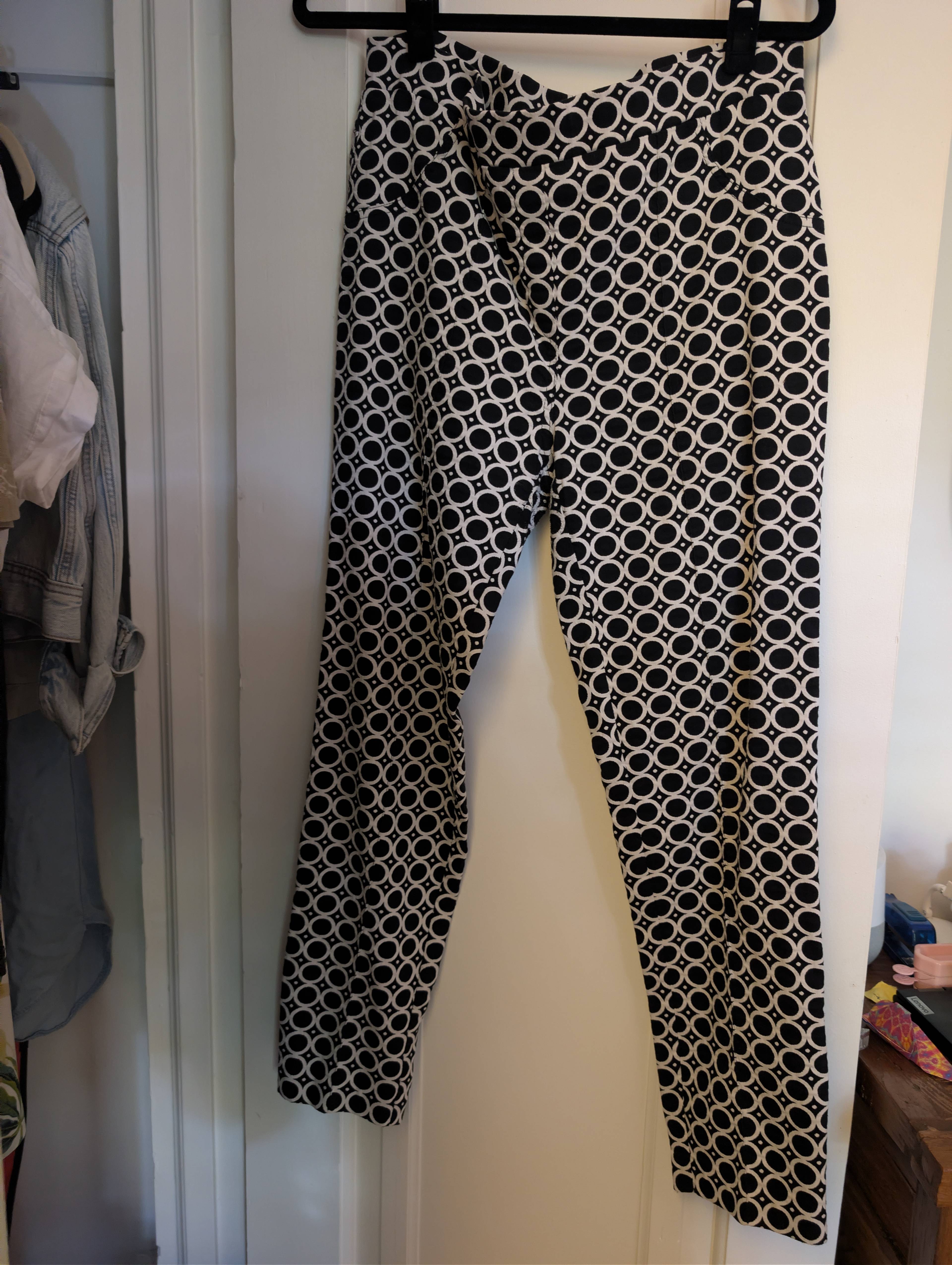 Pantalon à motifs circulaires Joseph Ribkoff - photo originale