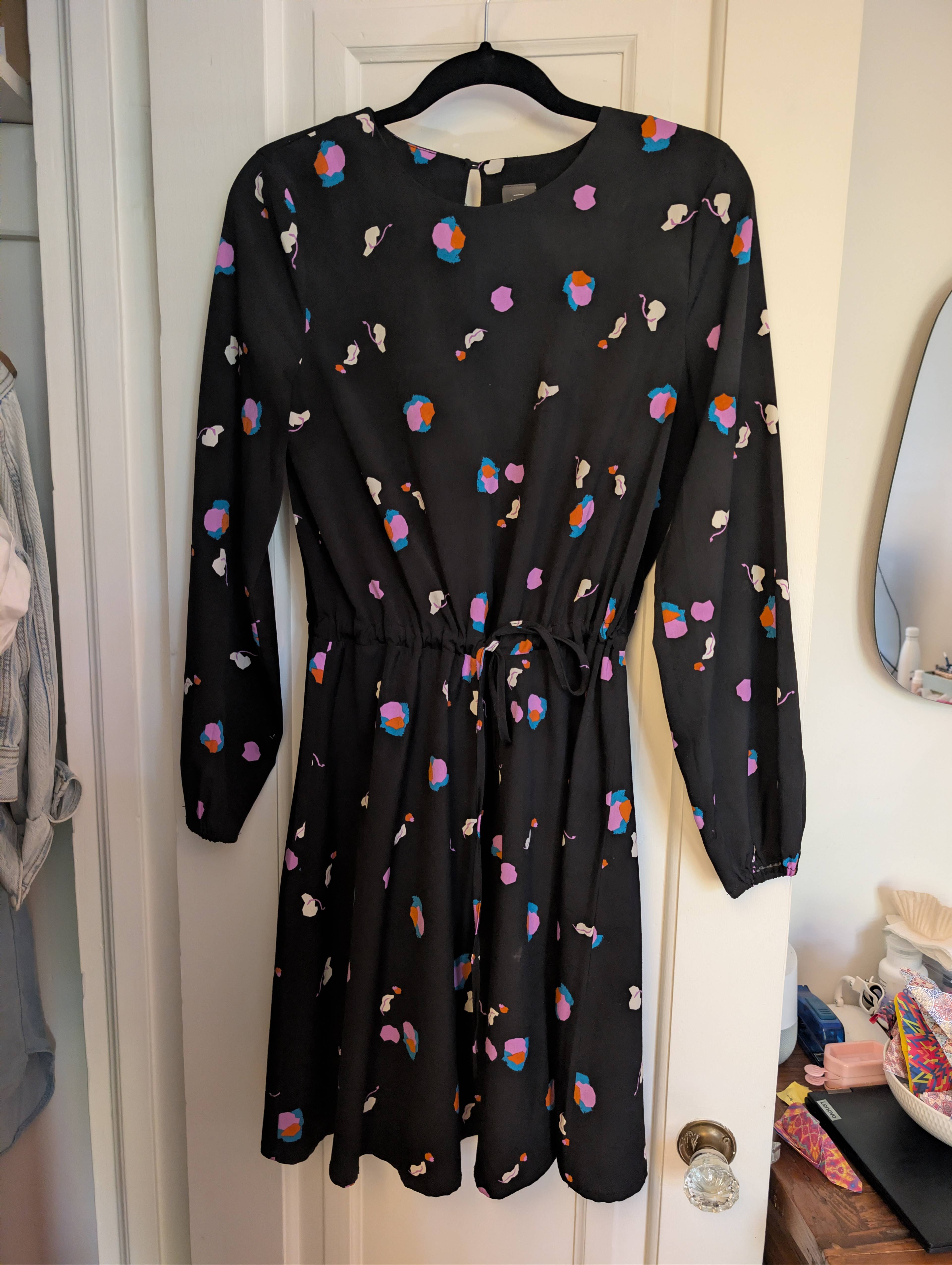 Robe imprimée ICHI multicolore - photo originale