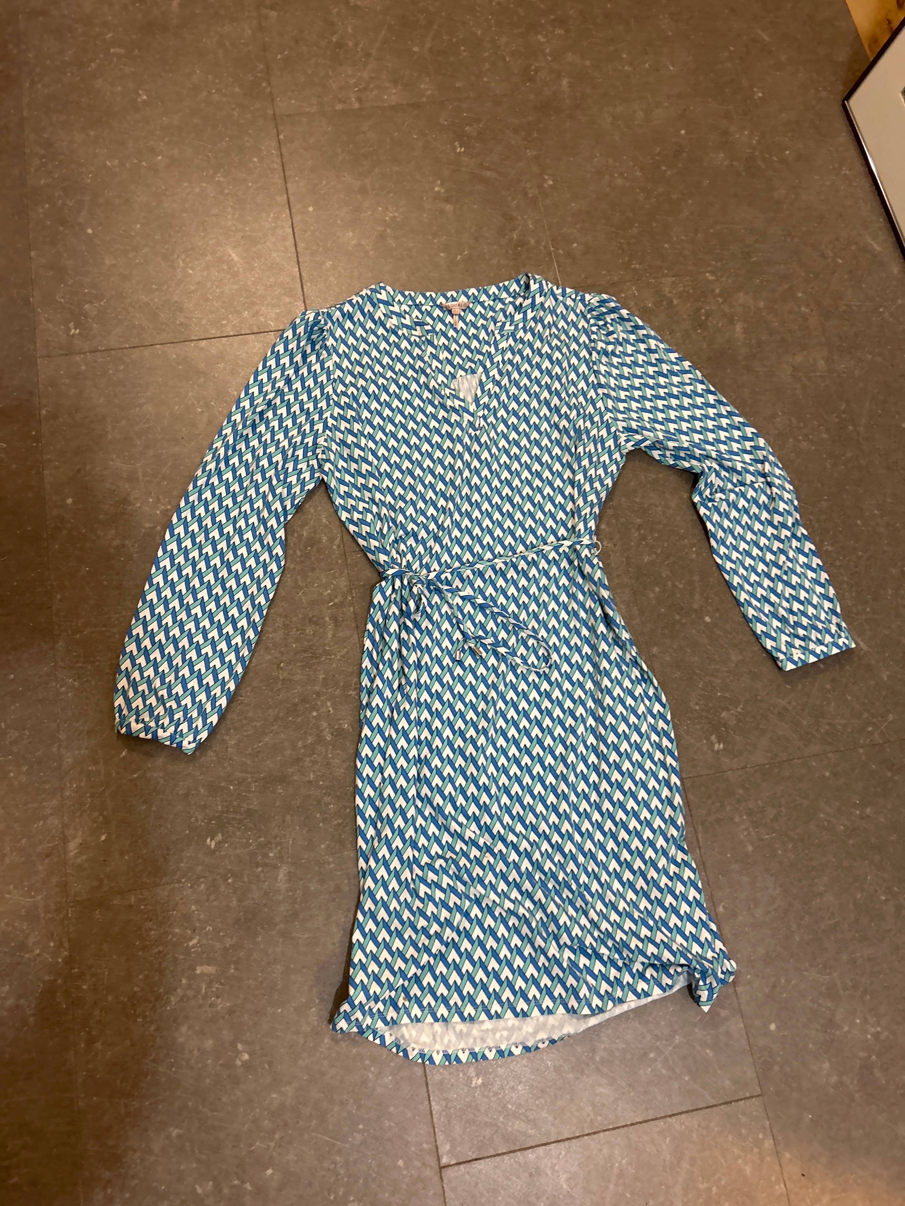 Robe imprimée Esqualo bleue - photo originale