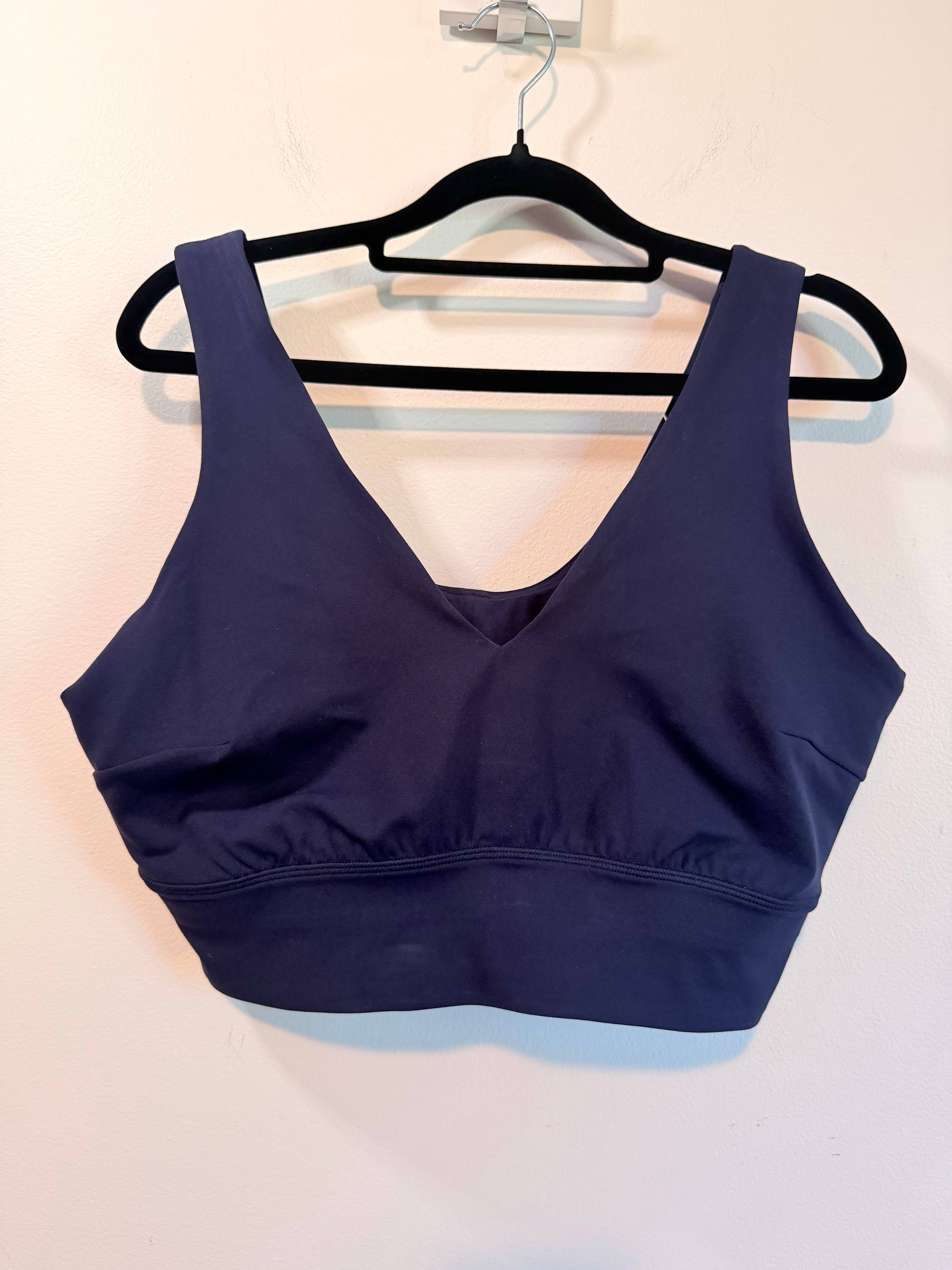 Brassière de sport Lululemon marine - photo originale