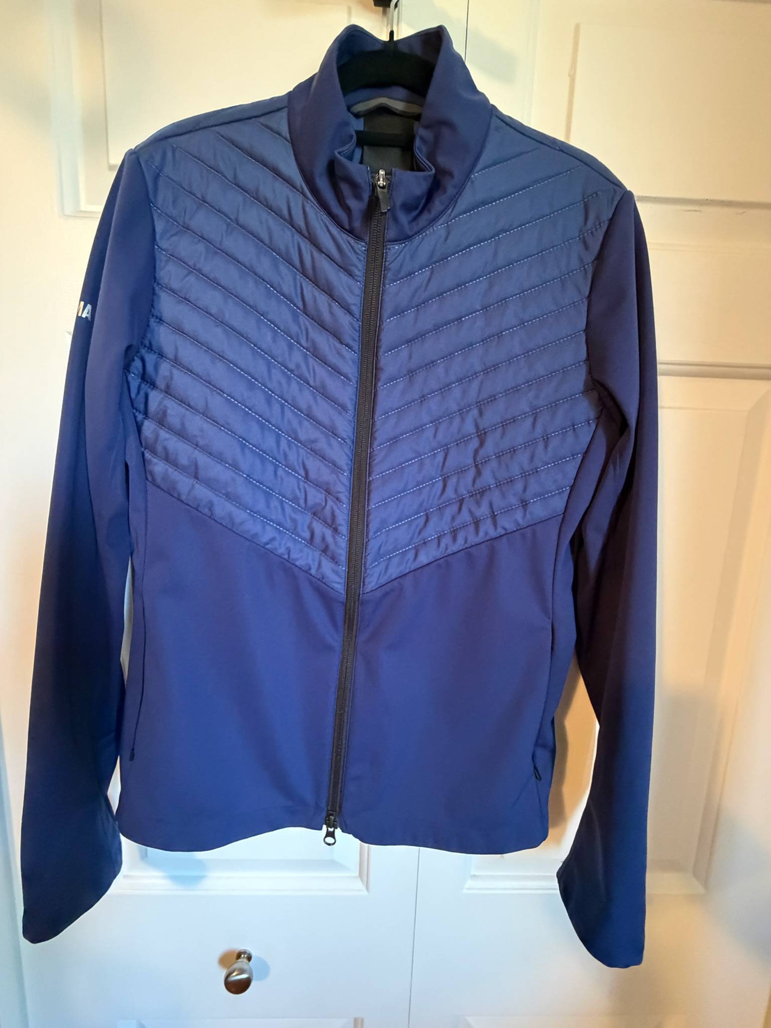 Veste Colmar bleu avec fermeture éclair - photo originale