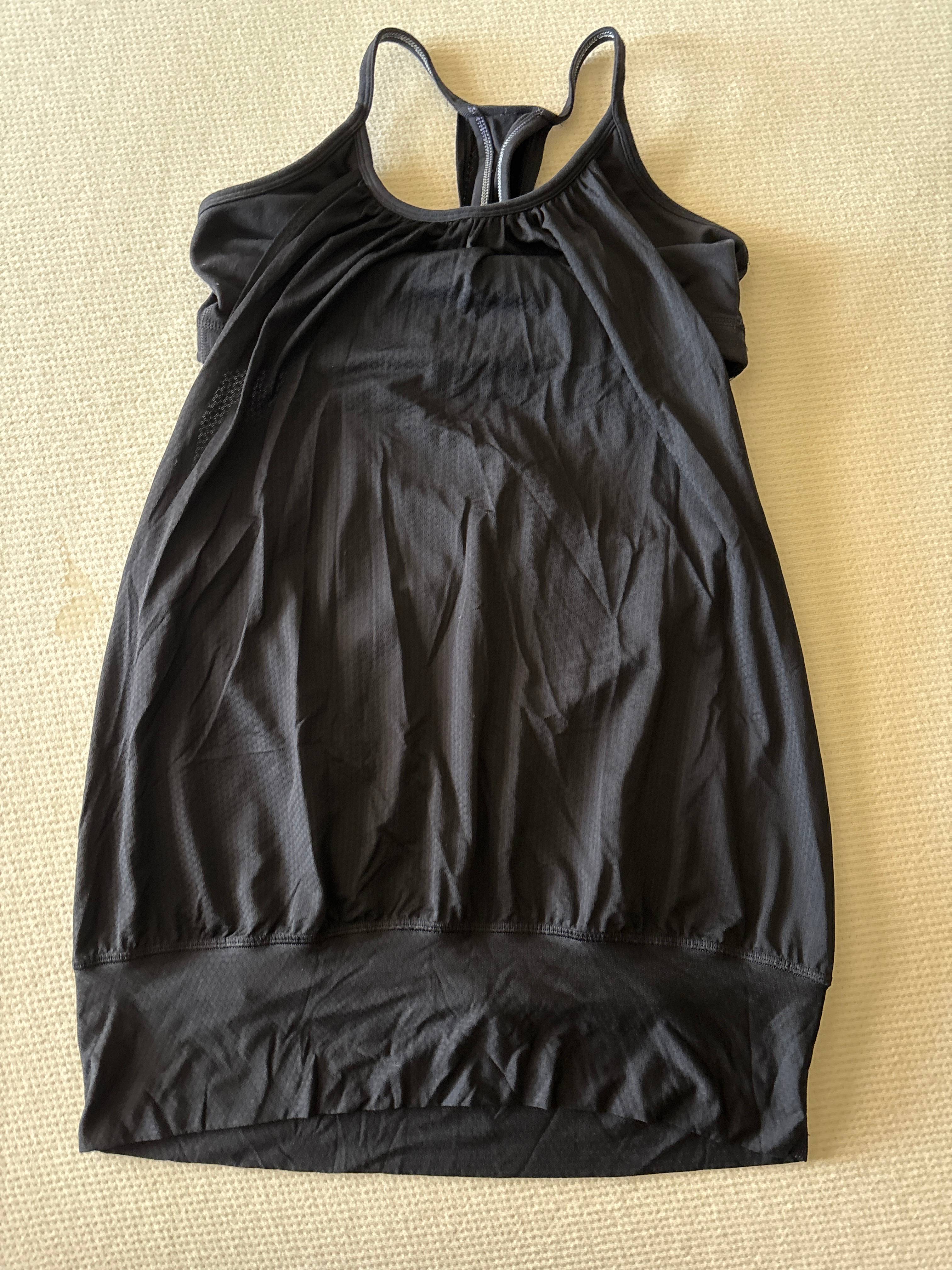Débardeur sport Lululemon noir - photo originale