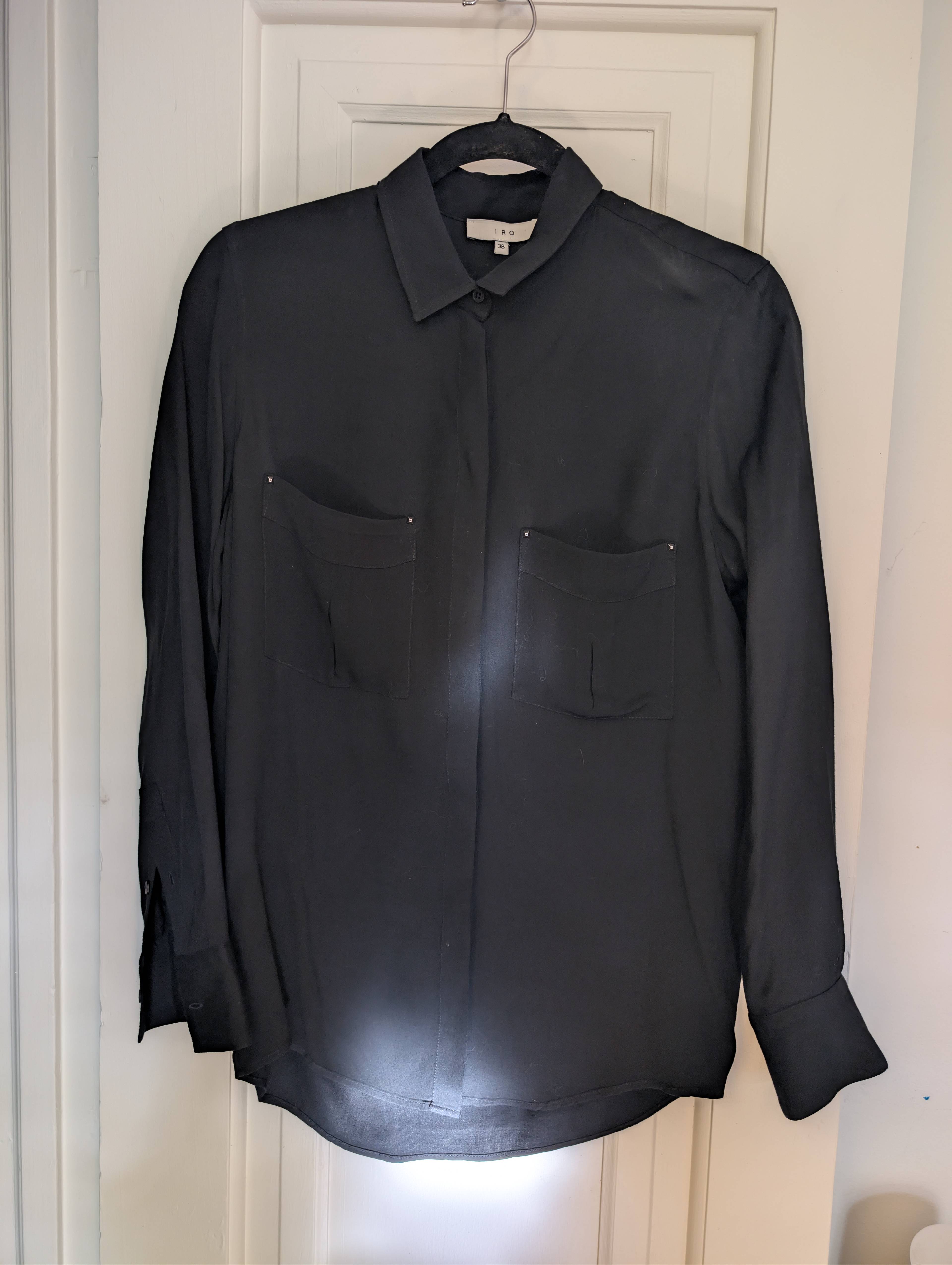 Chemise noire IRO - photo originale