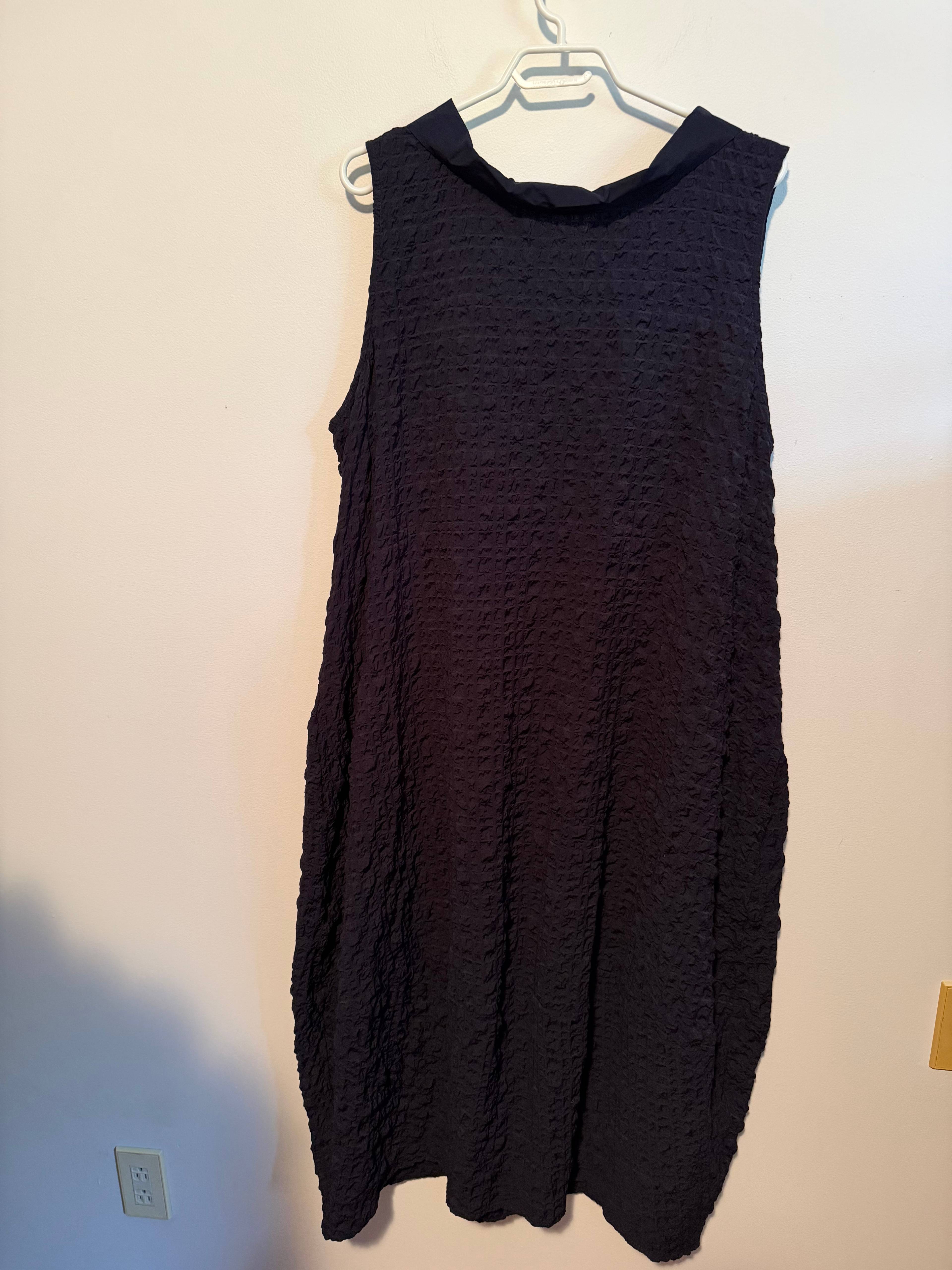 Robe texturée Joseph Ribkoff noire - photo originale