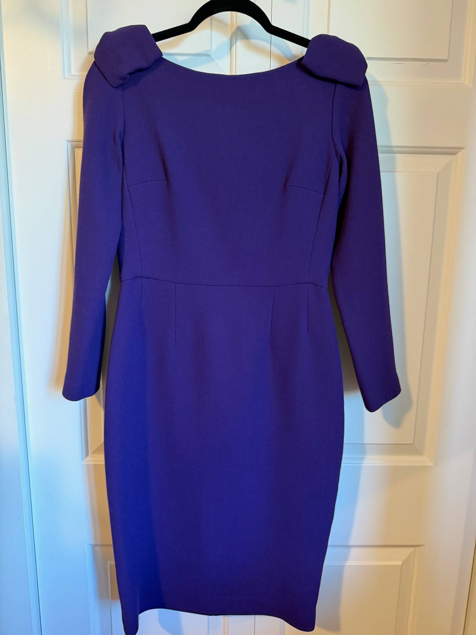 Robe laine violette éditions de robes - photo originale