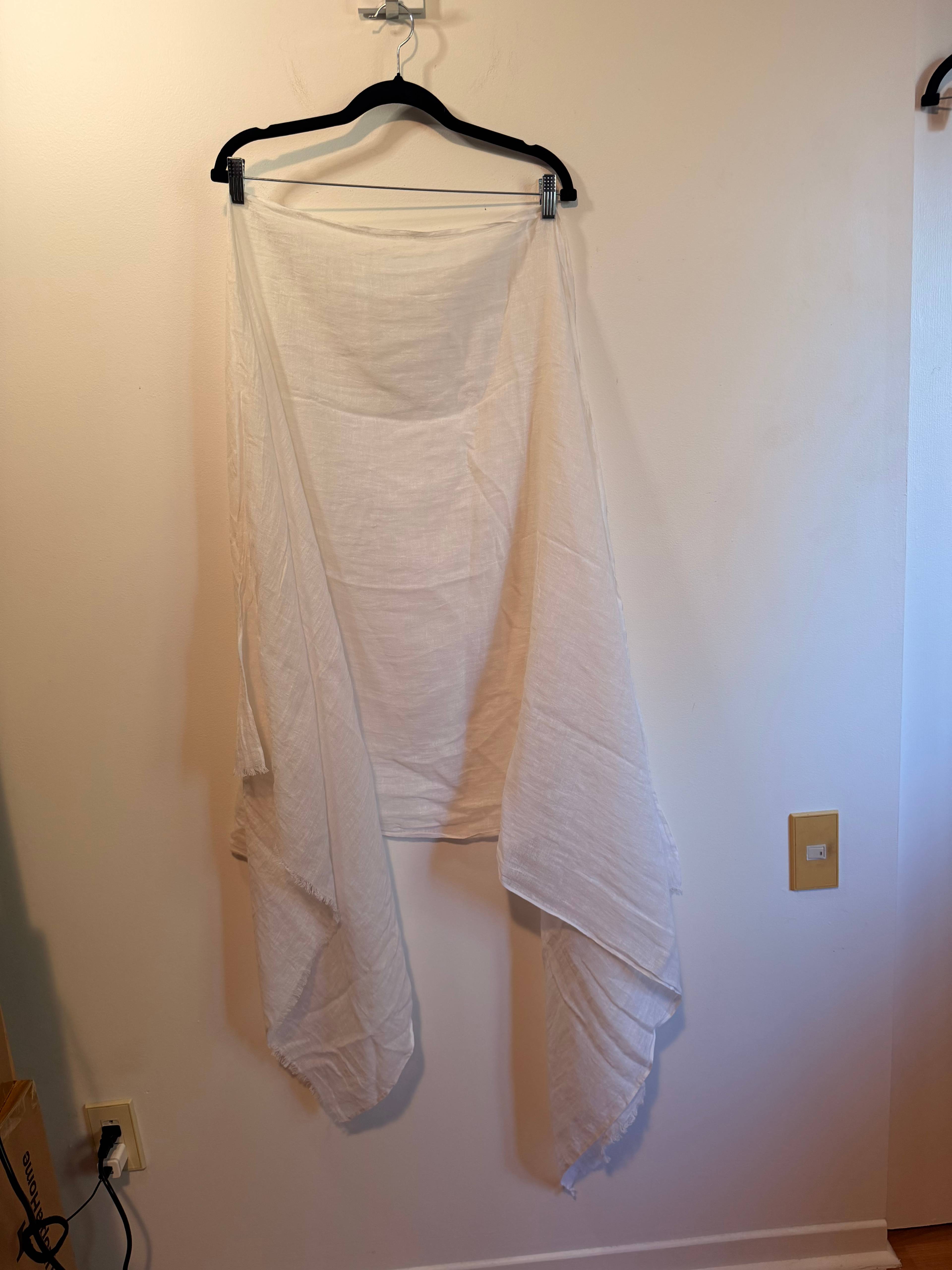 Écharpe Yerse blanc - photo originale