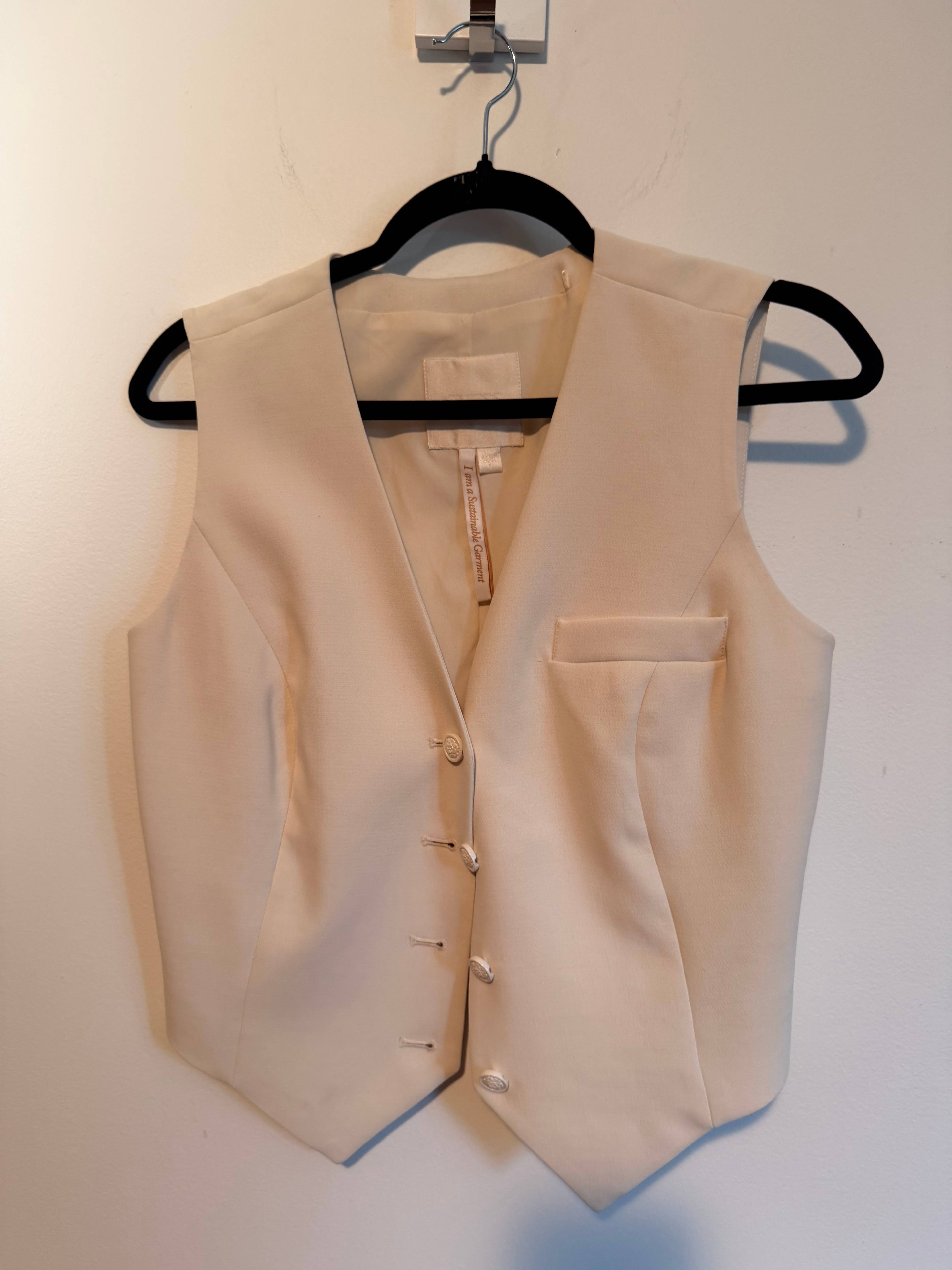 Veste de tailleur beige Guess - photo originale
