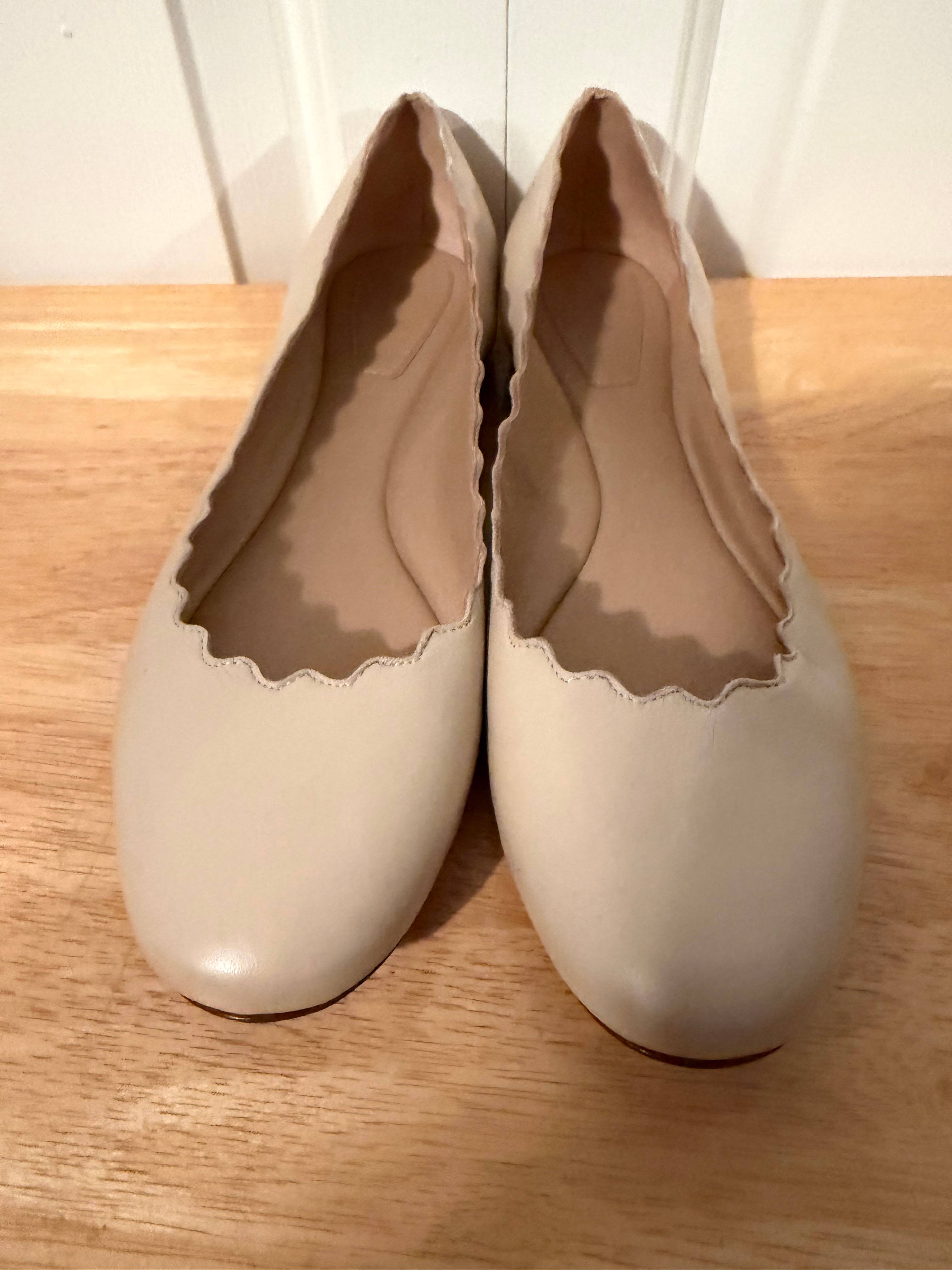 Ballerines Chloé beige - photo originale