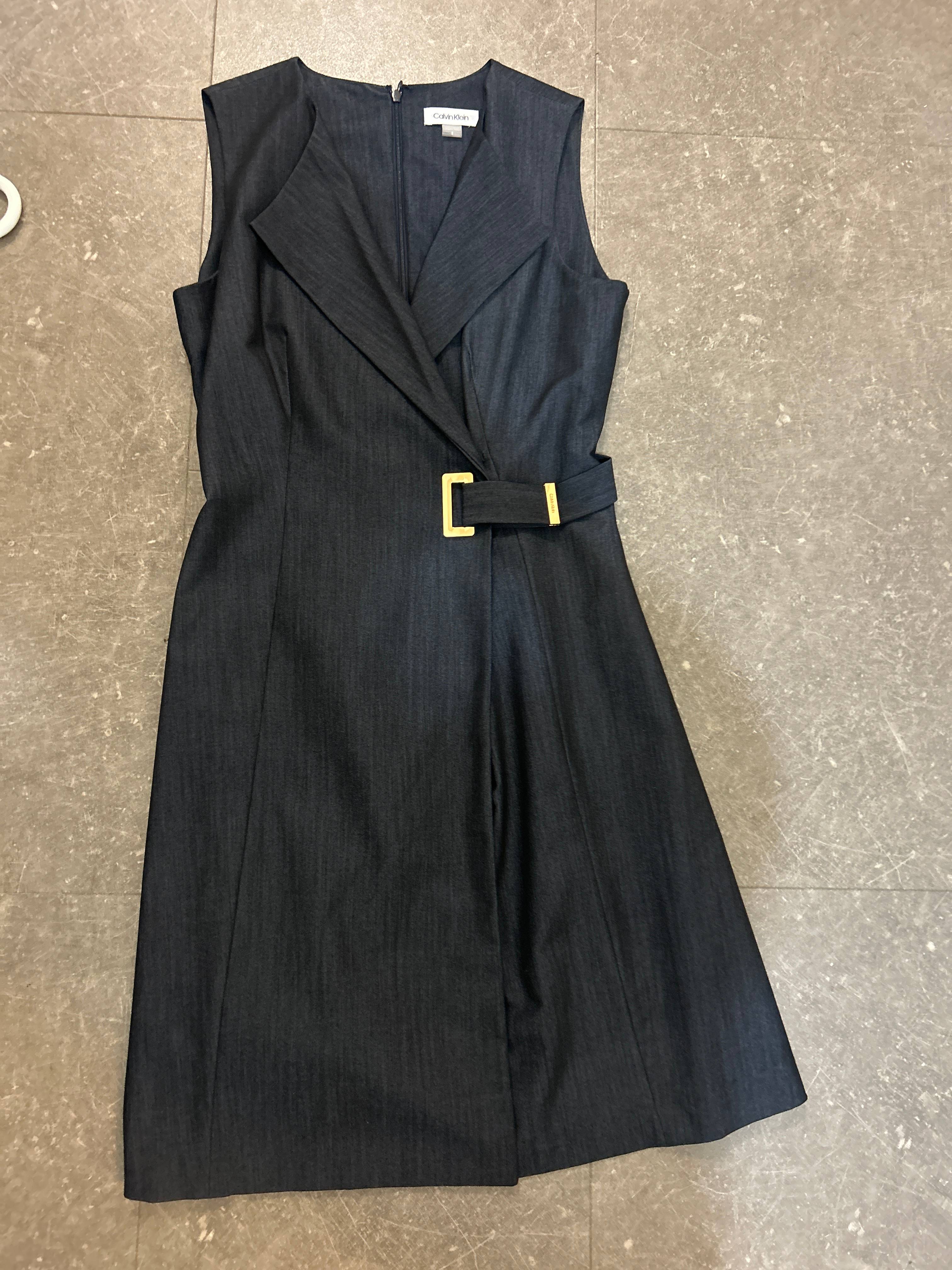 Robe sans manches Calvin Klein gris - photo originale
