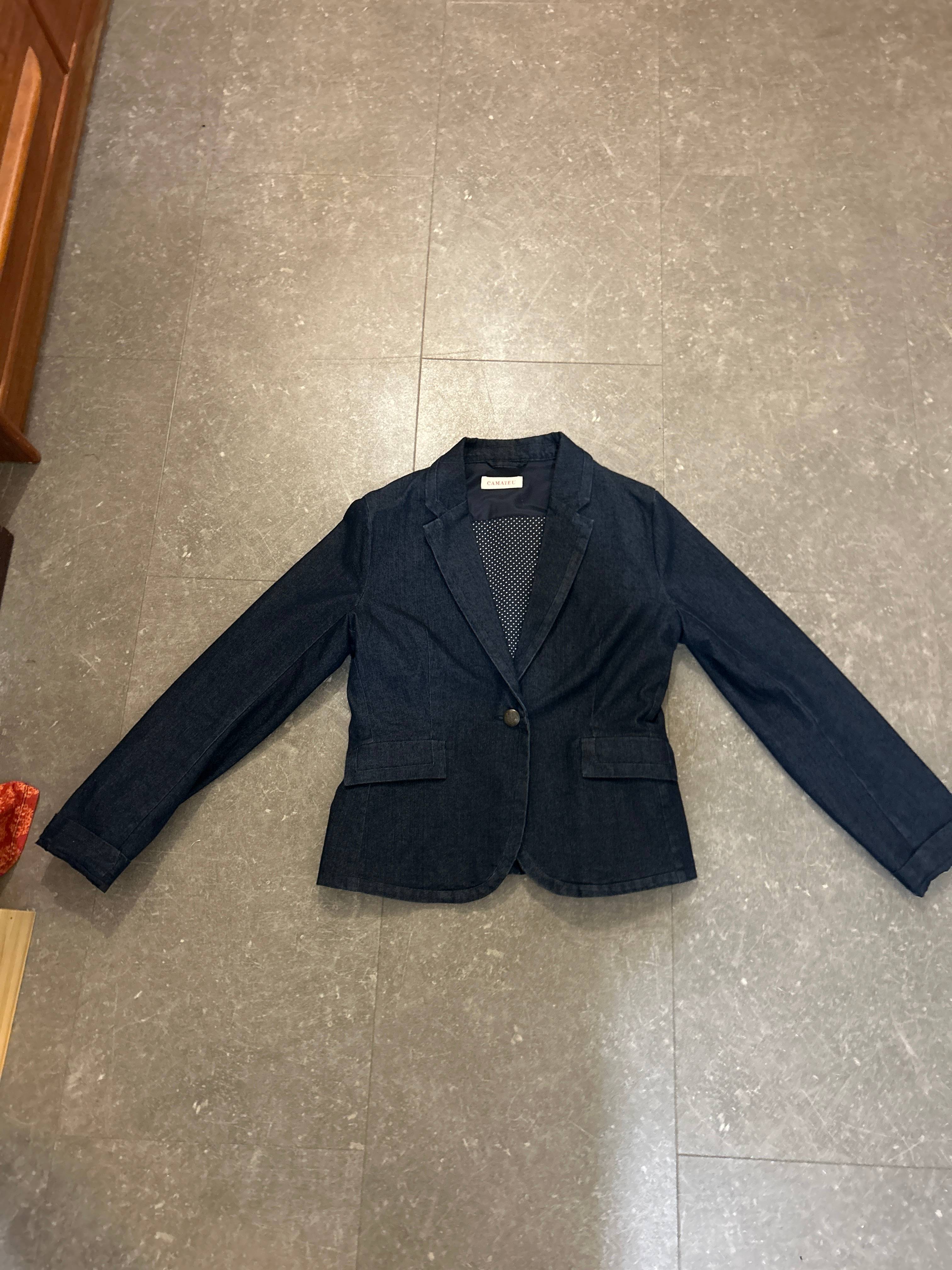 Blazer Camaïeu bleu - photo originale