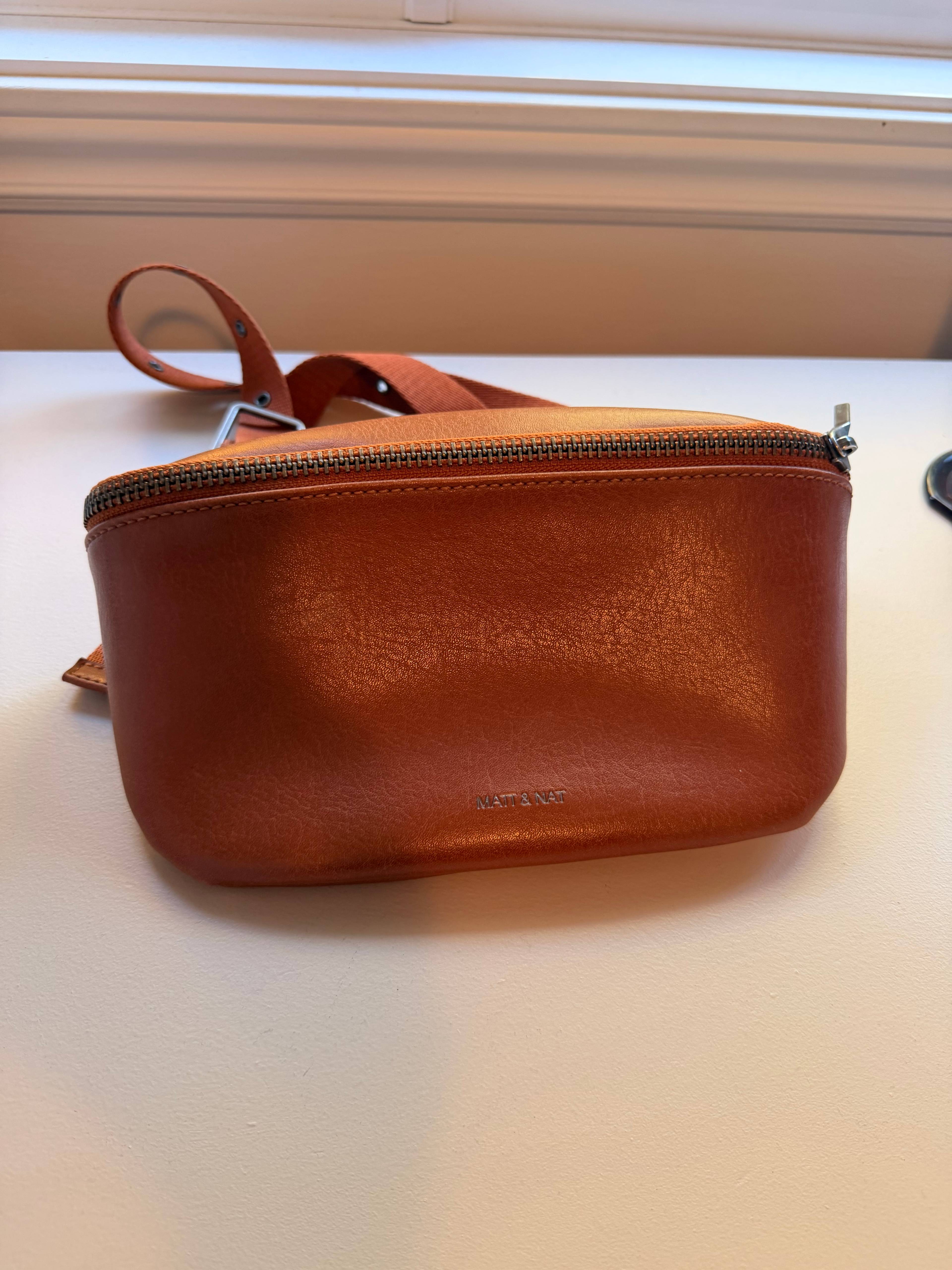 Sac banane Matt & Nat cognac - photo originale