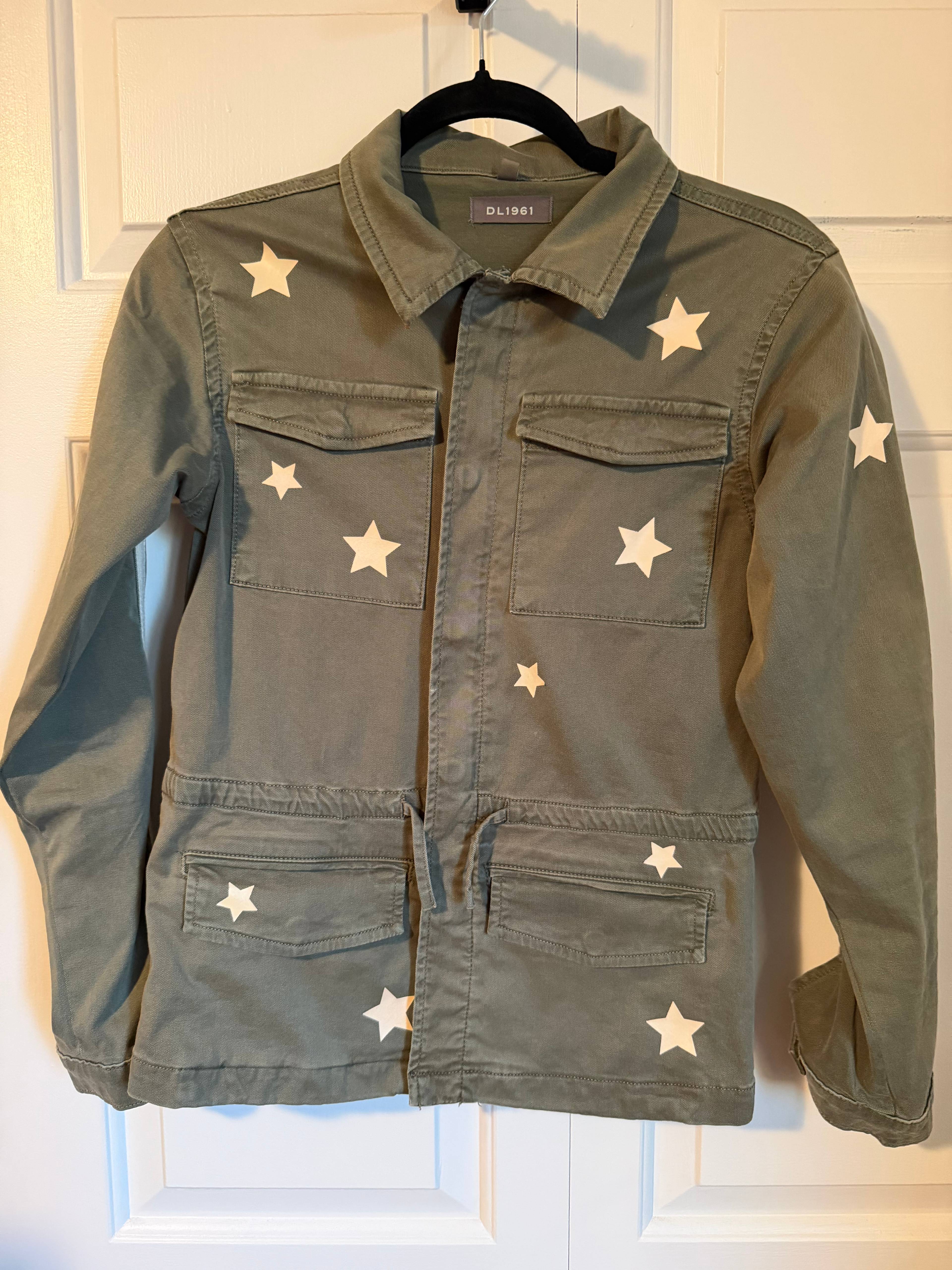 Manteau DL1961 vert étoilé - photo originale