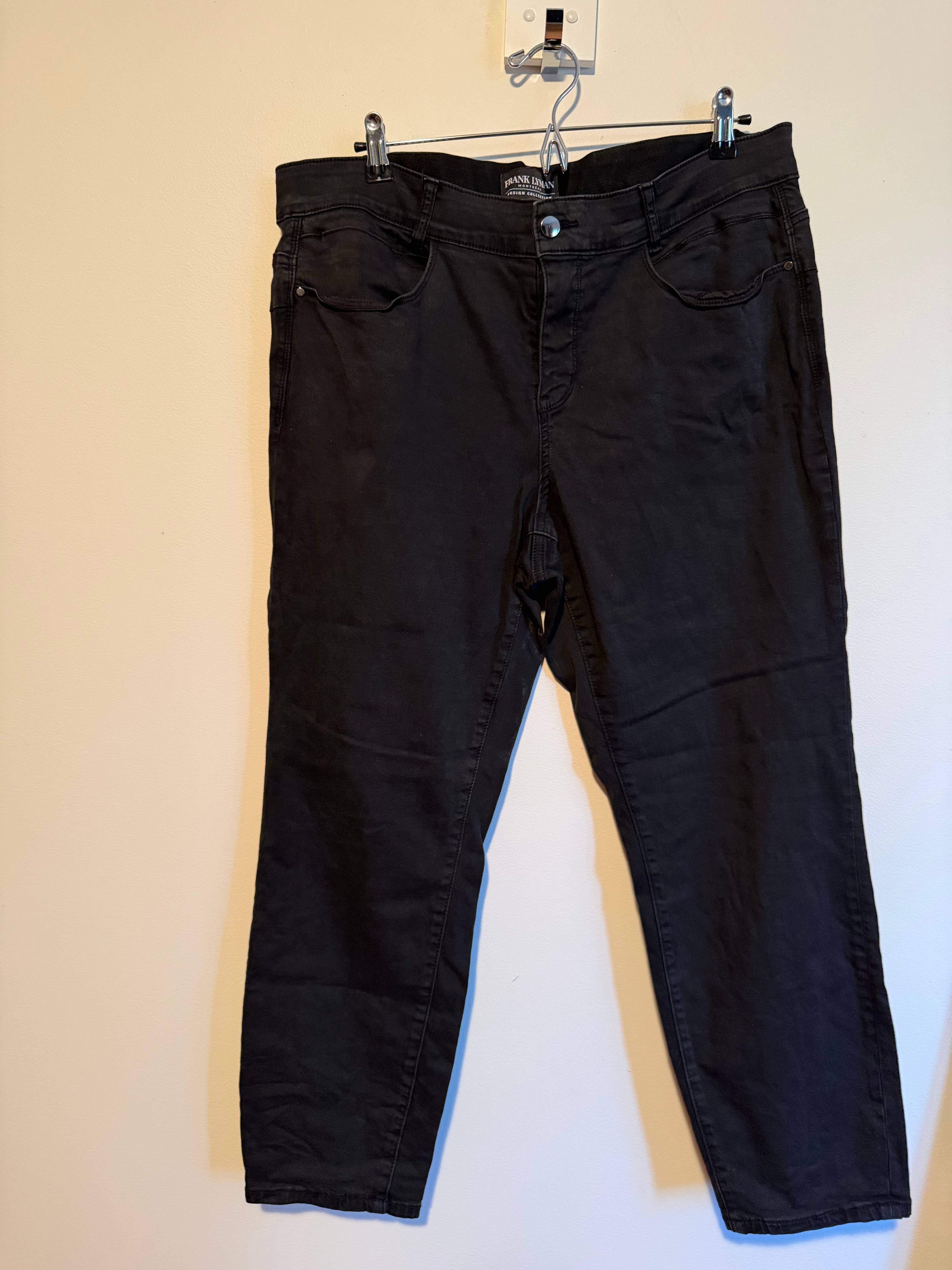 Pantalon Frank Lyman noir - photo originale