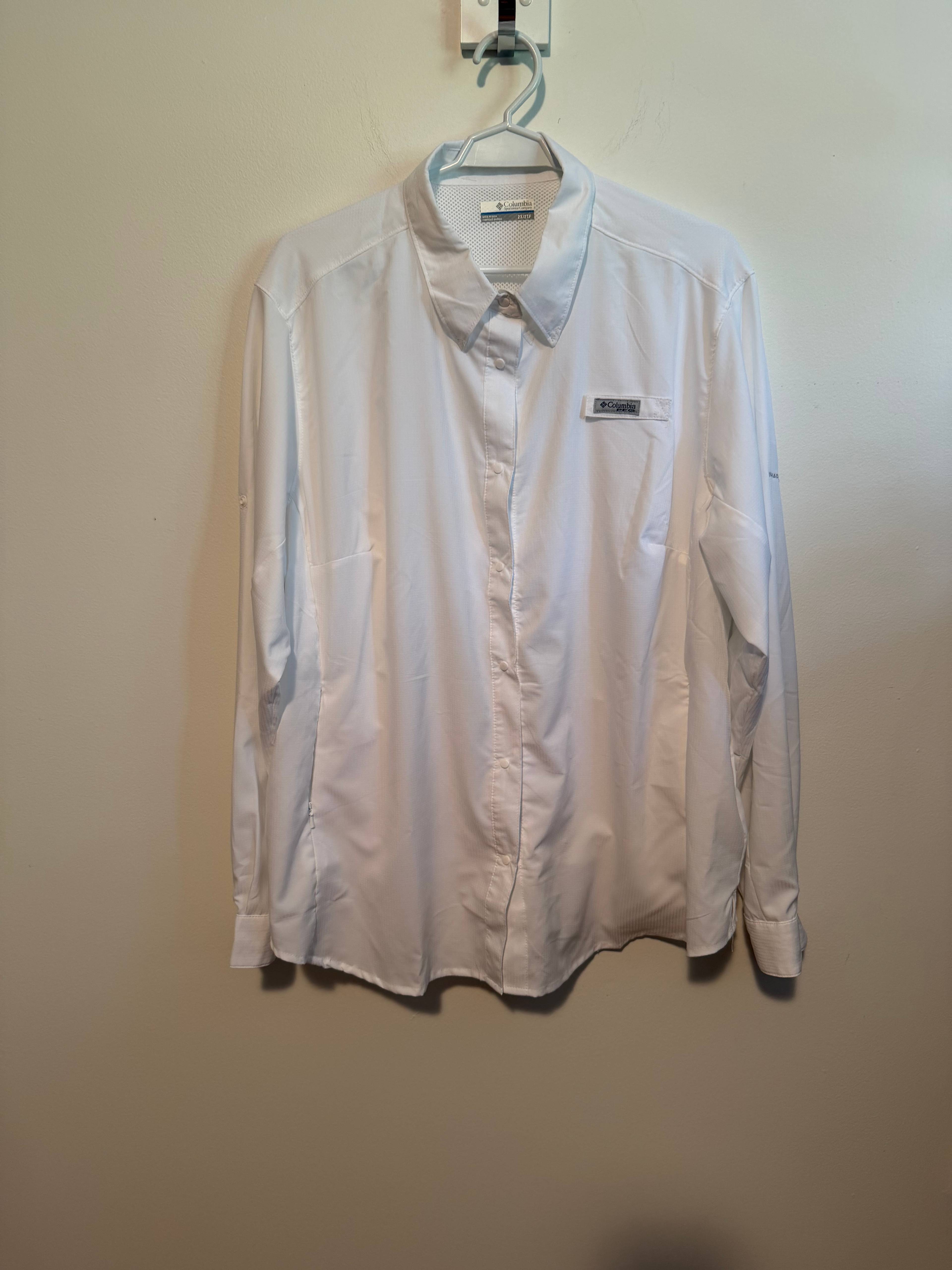 Chemise blanche Columbia - photo originale