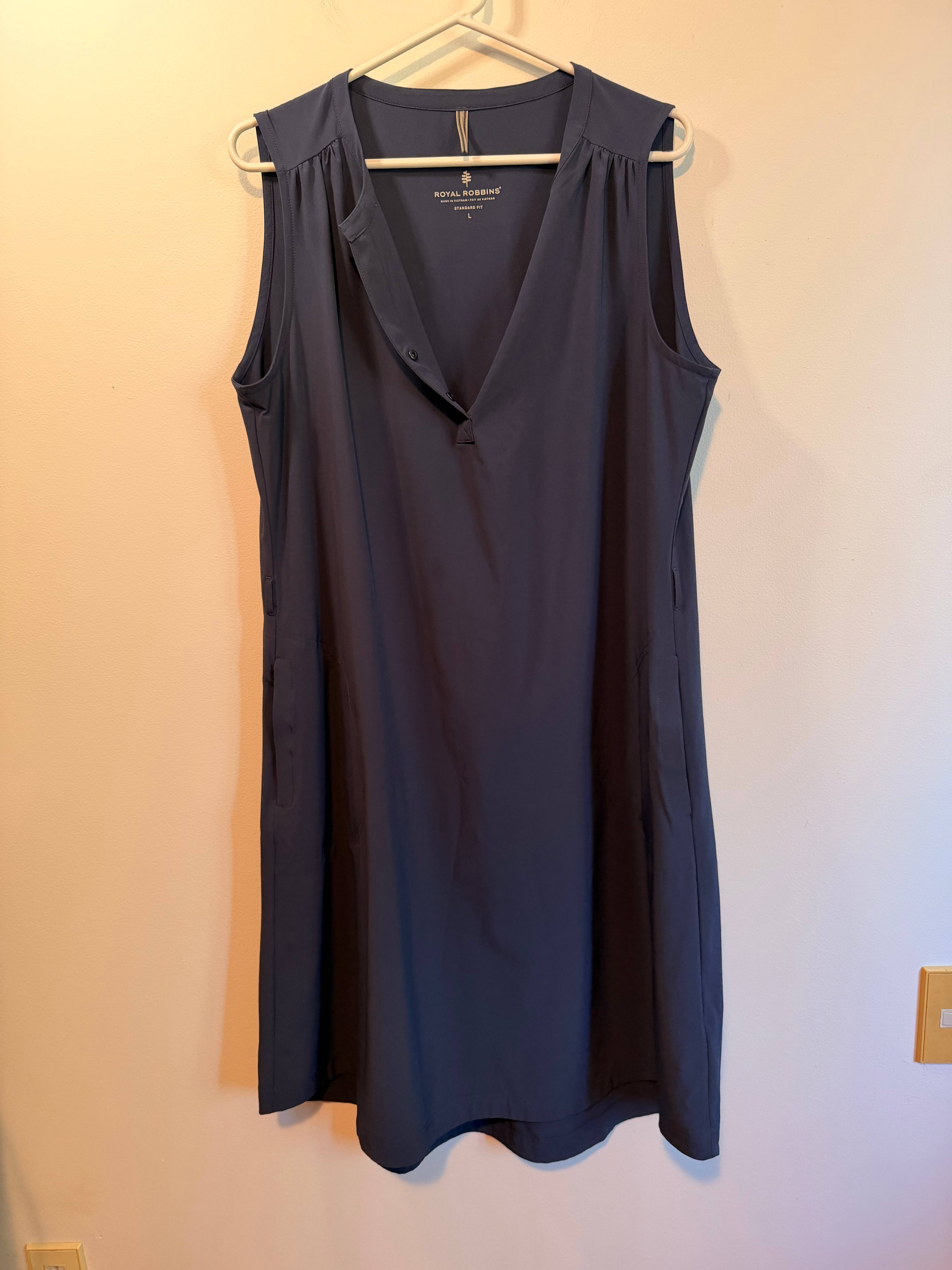 Robe sans manches Royal Robbins bleue - photo originale