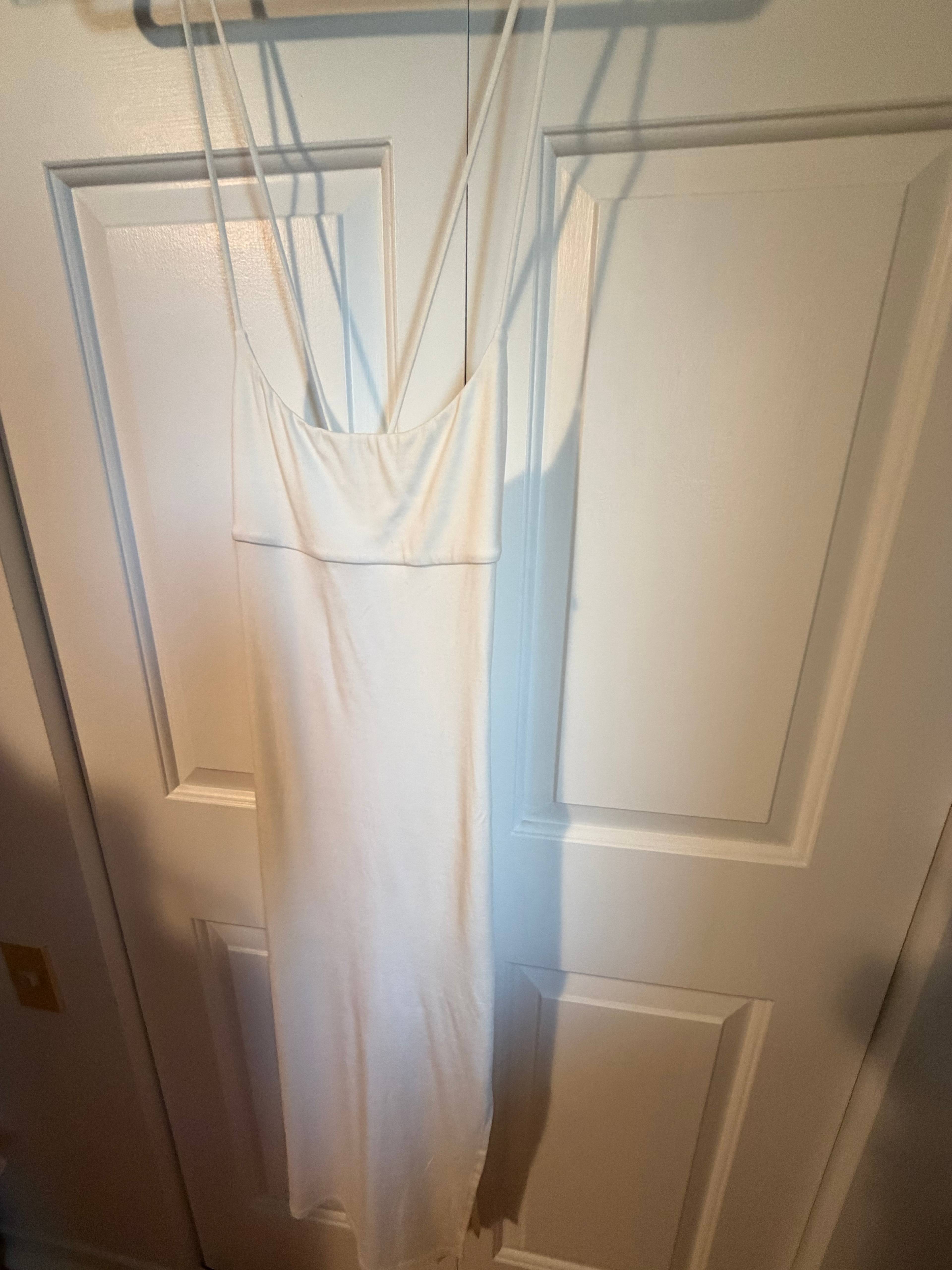 Robe longue Wilfred ivoire - photo originale