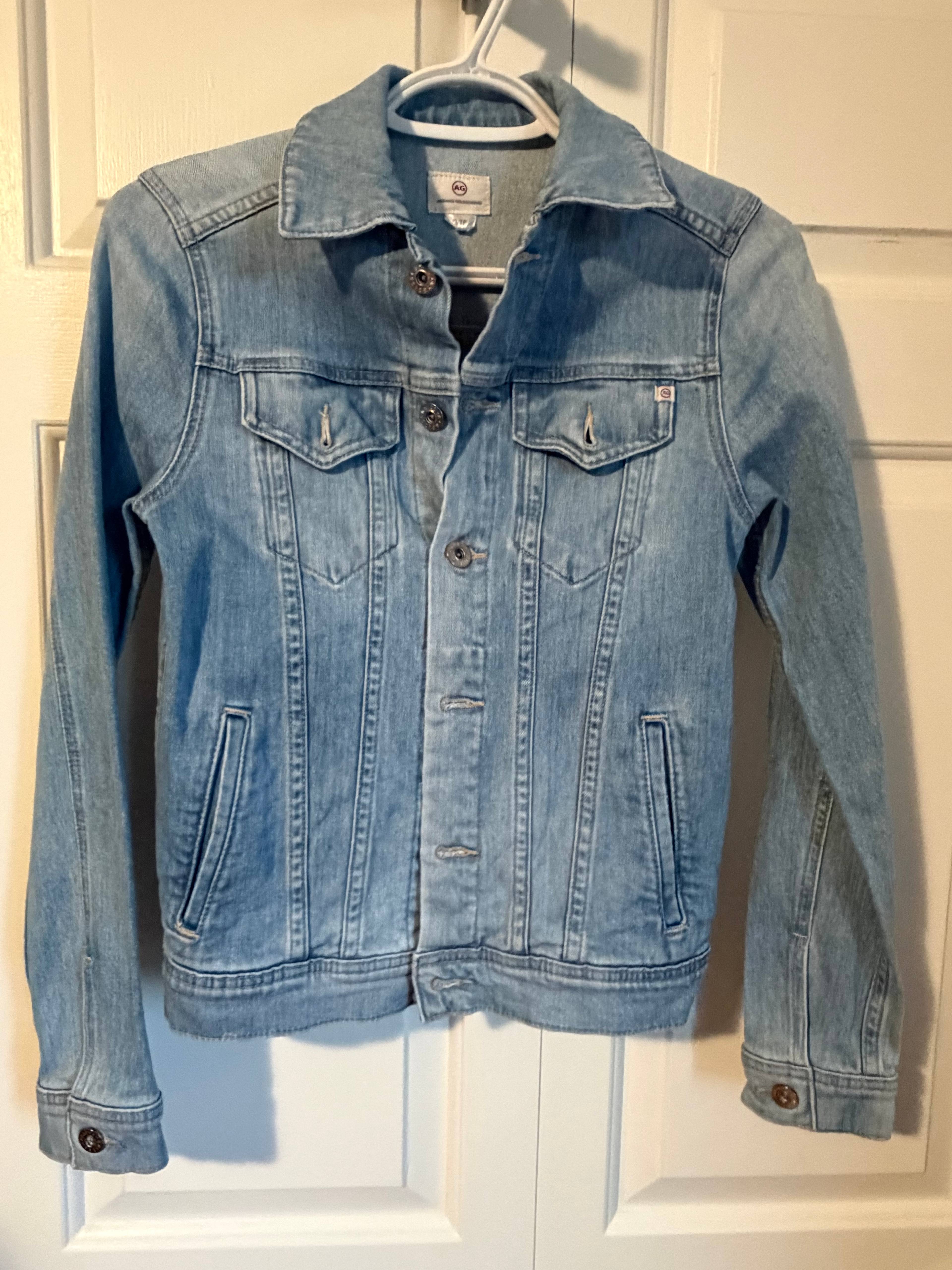 Veste en jean Adriano Goldschmied bleu - photo originale