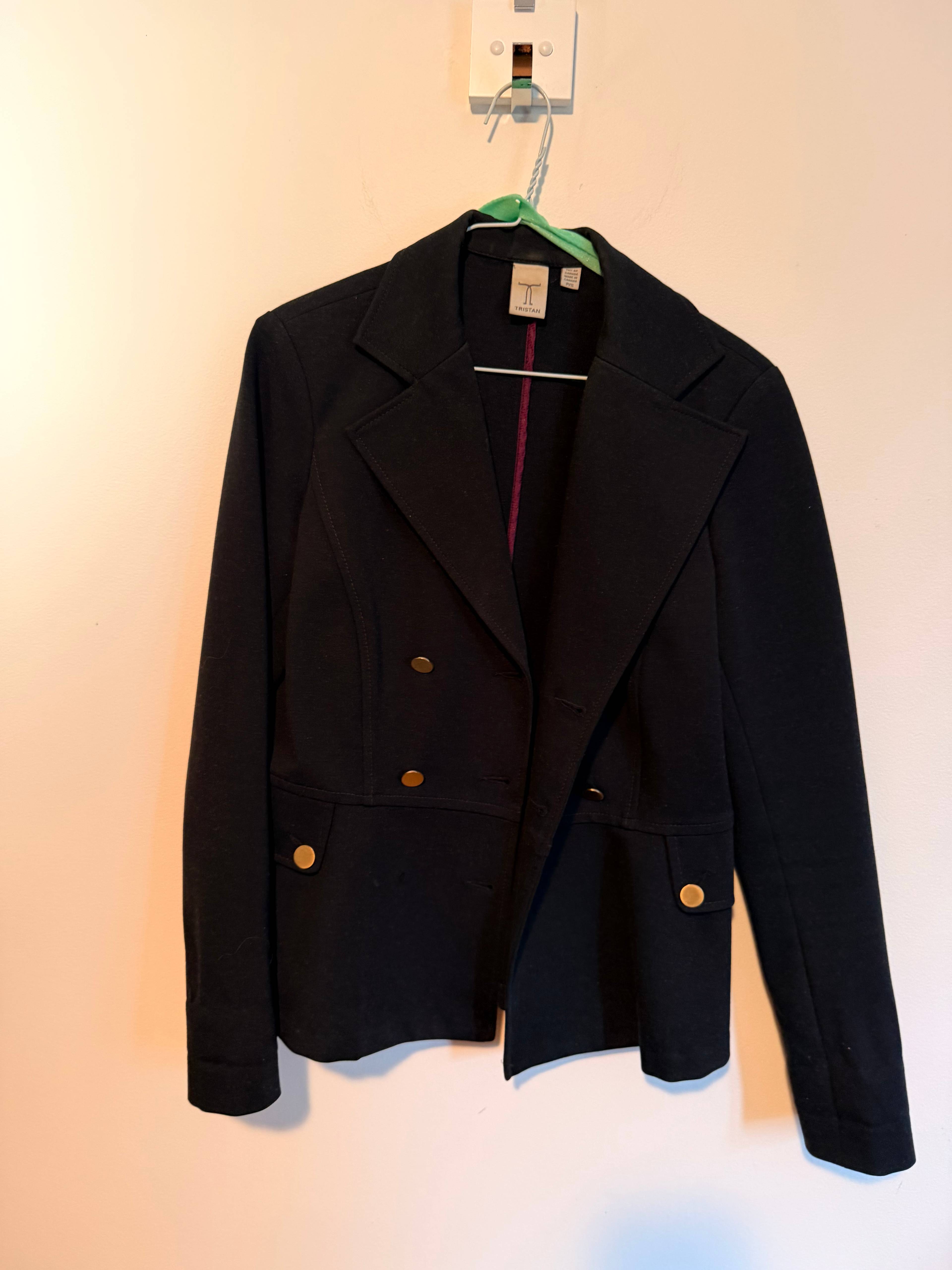 Blazer noir Tristan - photo originale