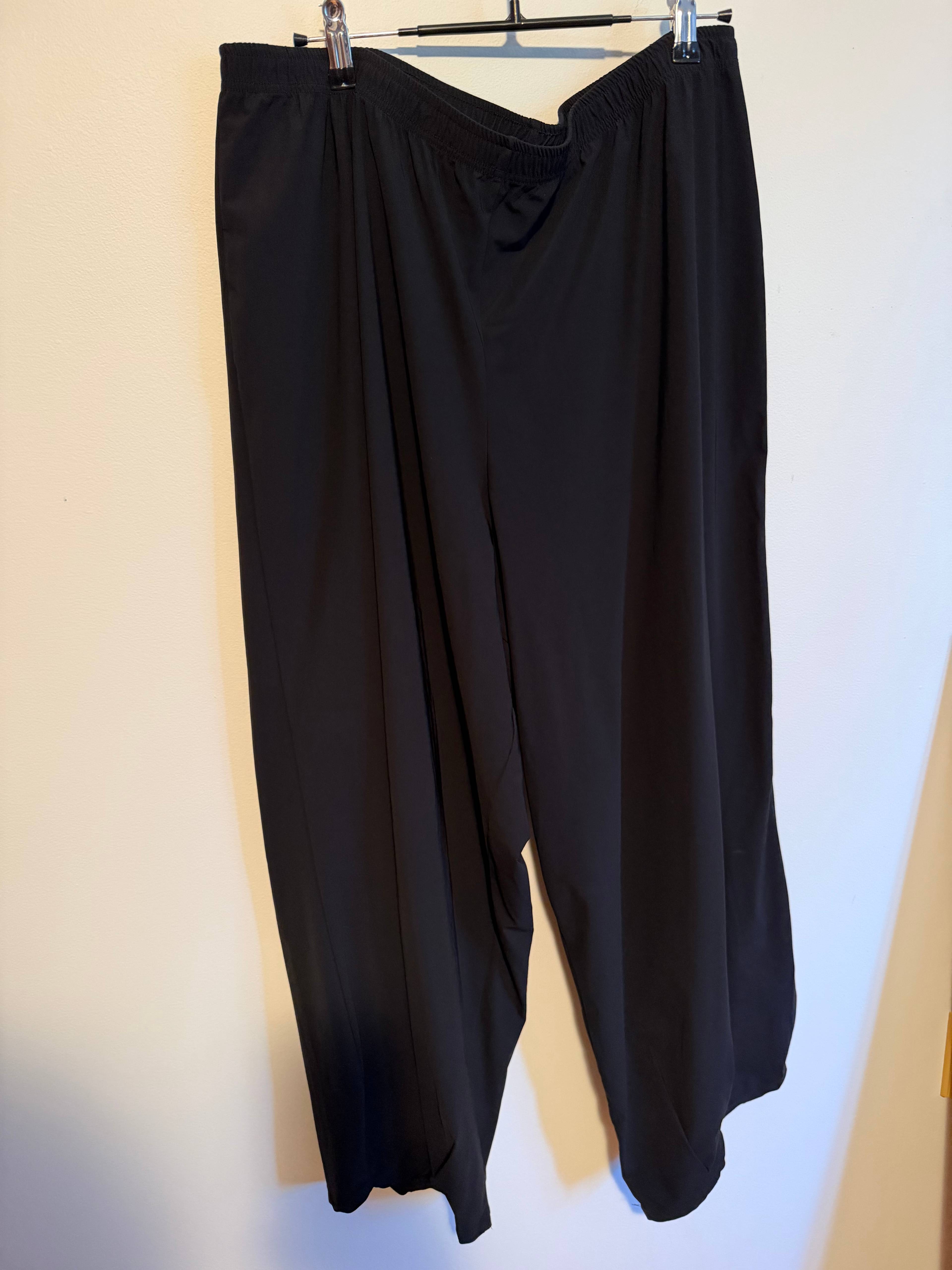 Pantalon large Ozé noir - photo originale