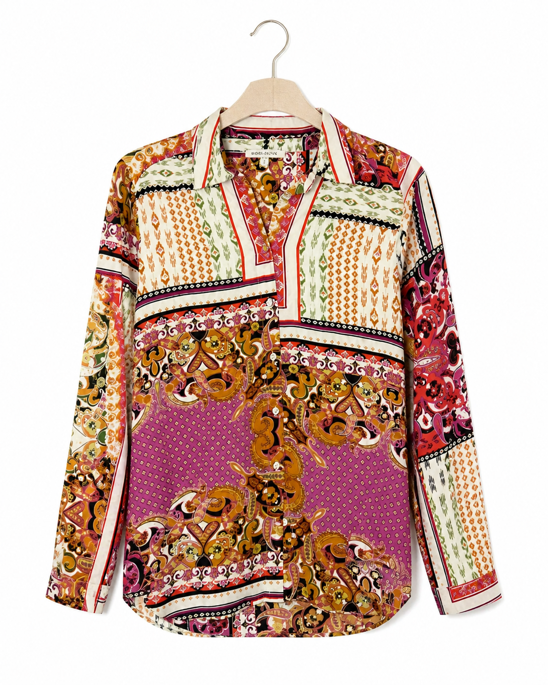 Blouse graphique ROSE+OLIVE multicolore