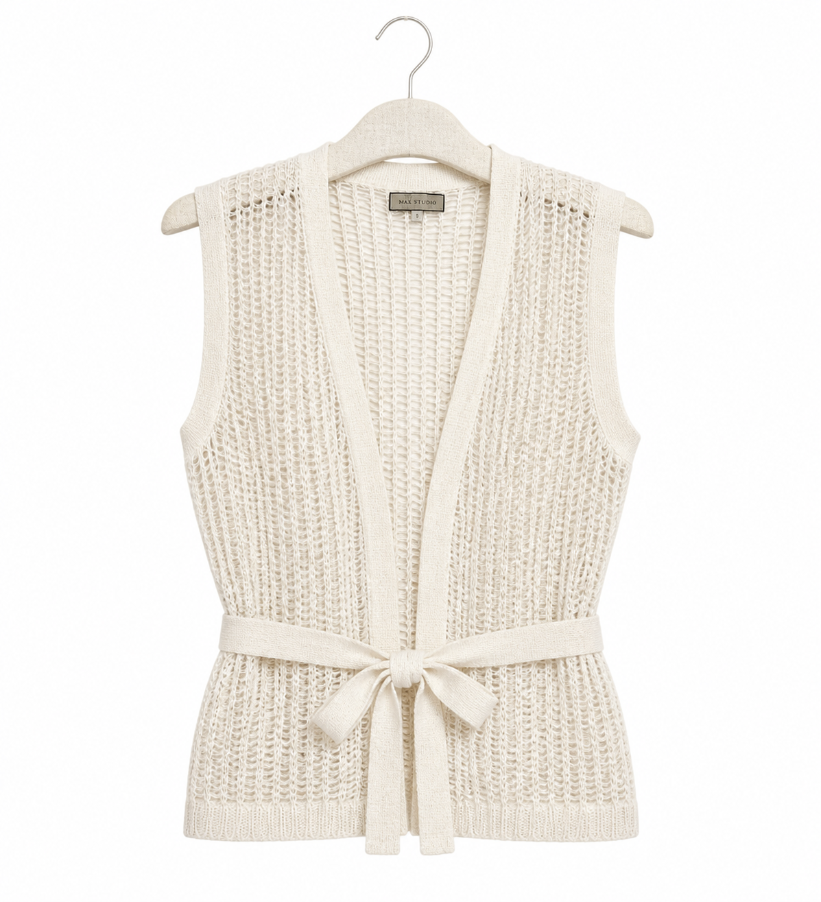 Gilet maillé TO THE MAX blanc