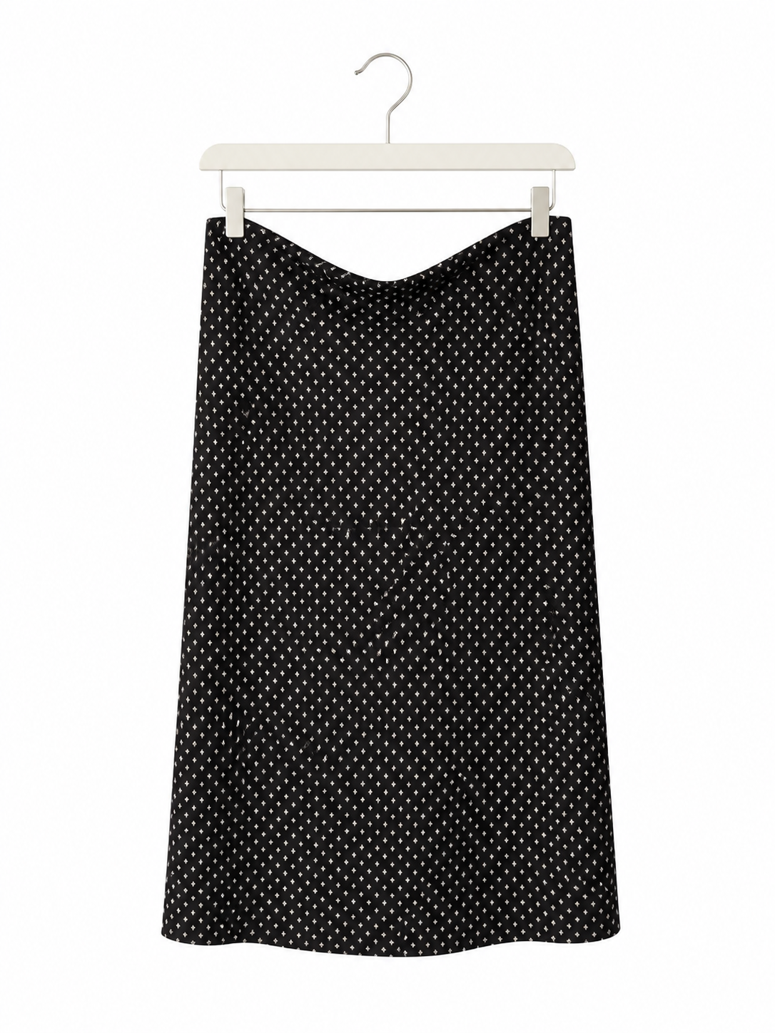 jupe CONTEMPORAINE noir à motifs - image générée par IA