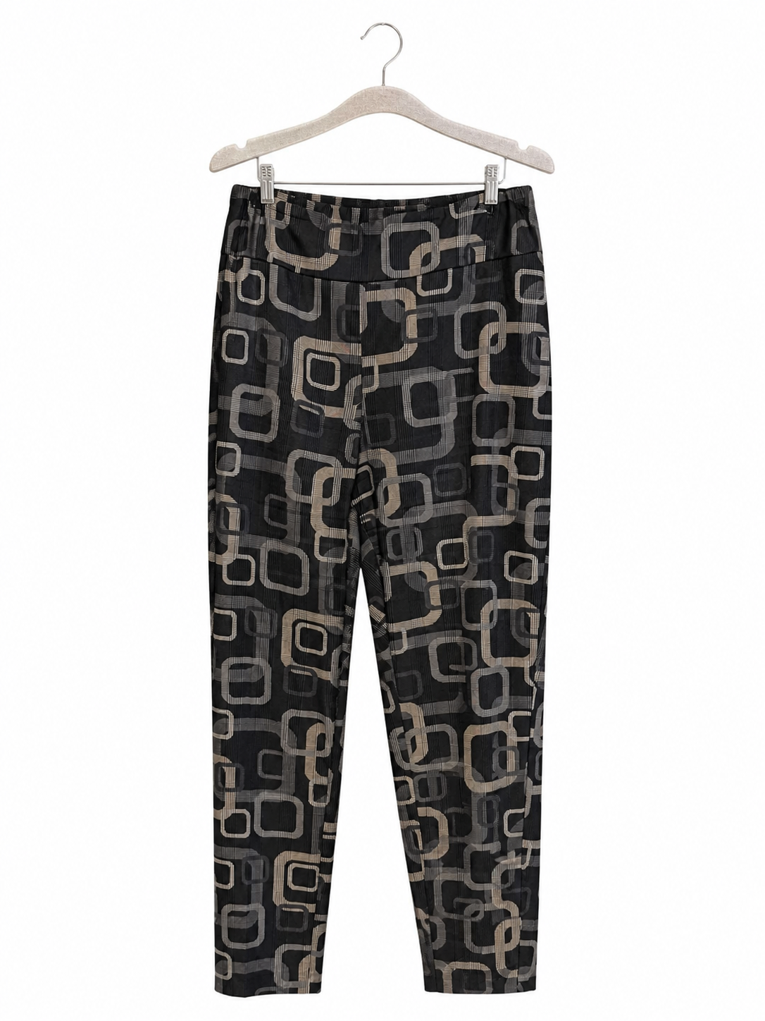 Pantalon Joseph Ribkoff noir à motifs - image générée par IA