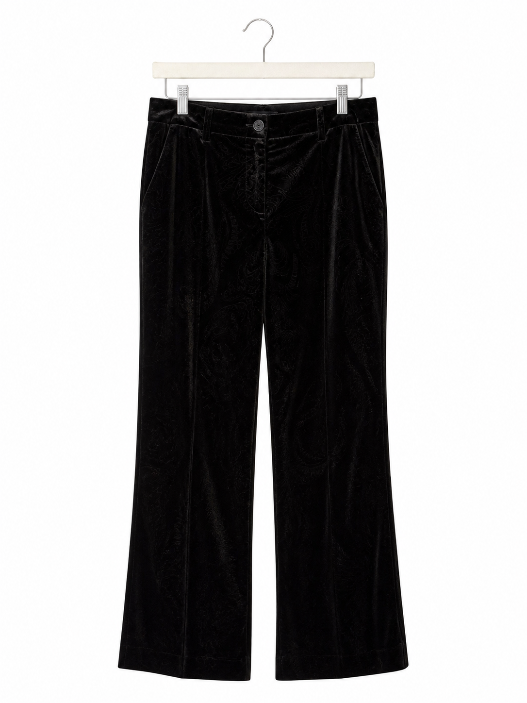 Pantalon en velours noir Dex - image générée par IA