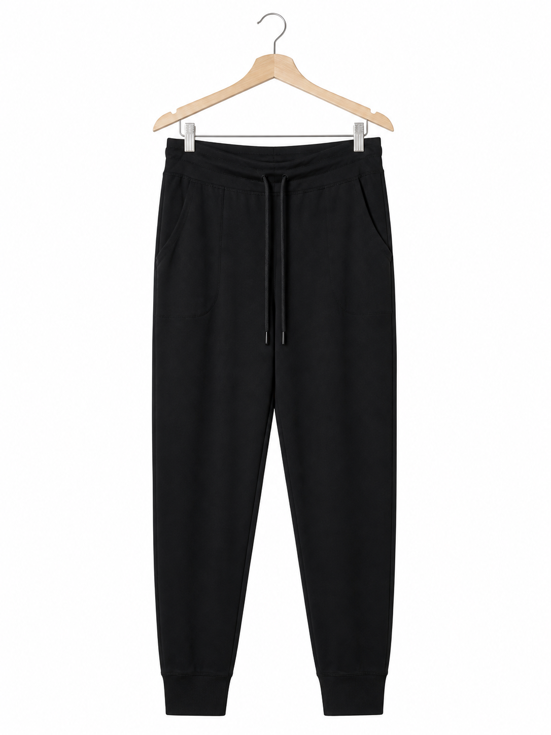 Pantalon noir en polyester - image générée par IA