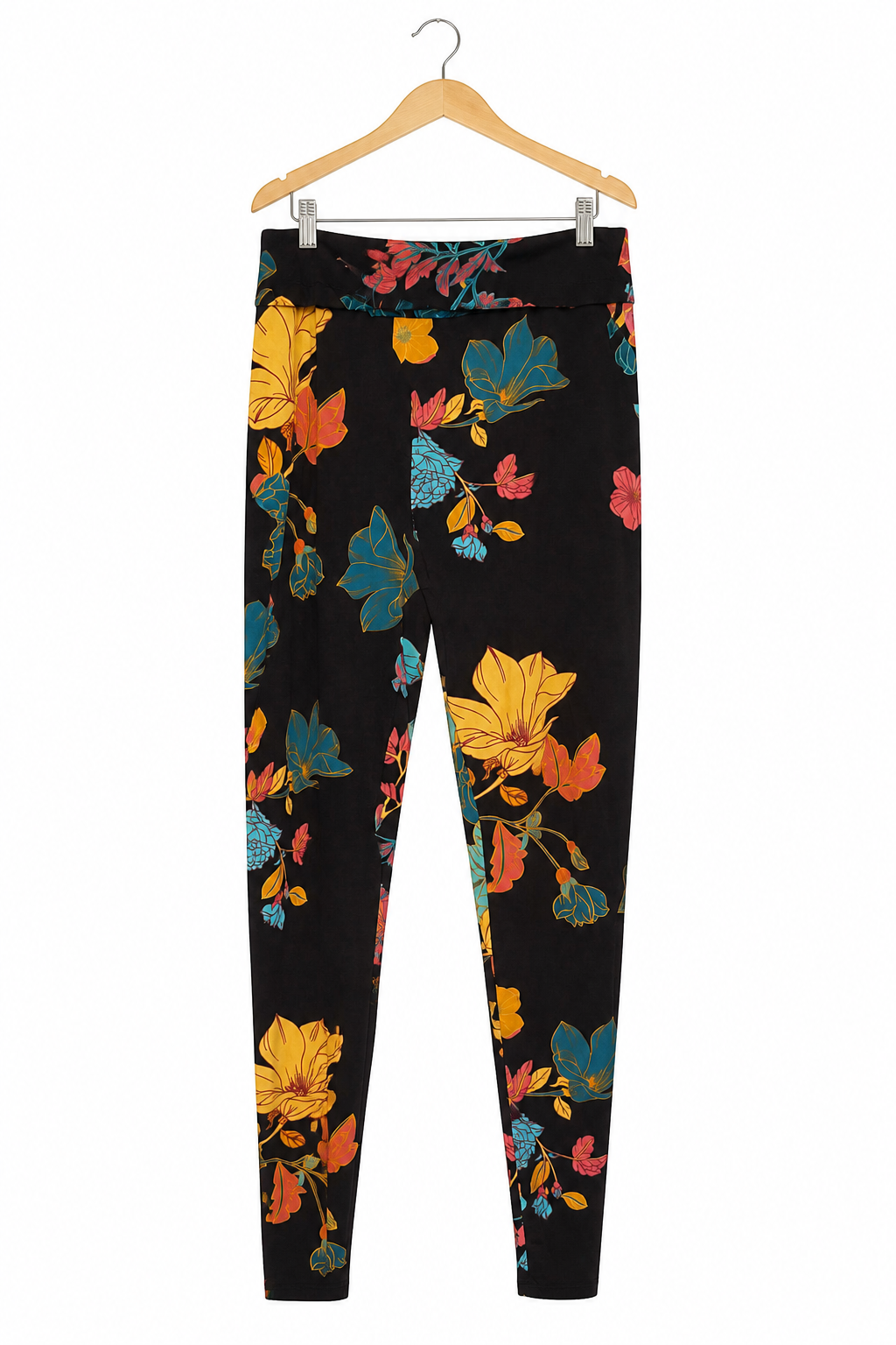 Legging floral Vêtements Mandala wear noir - image générée par IA