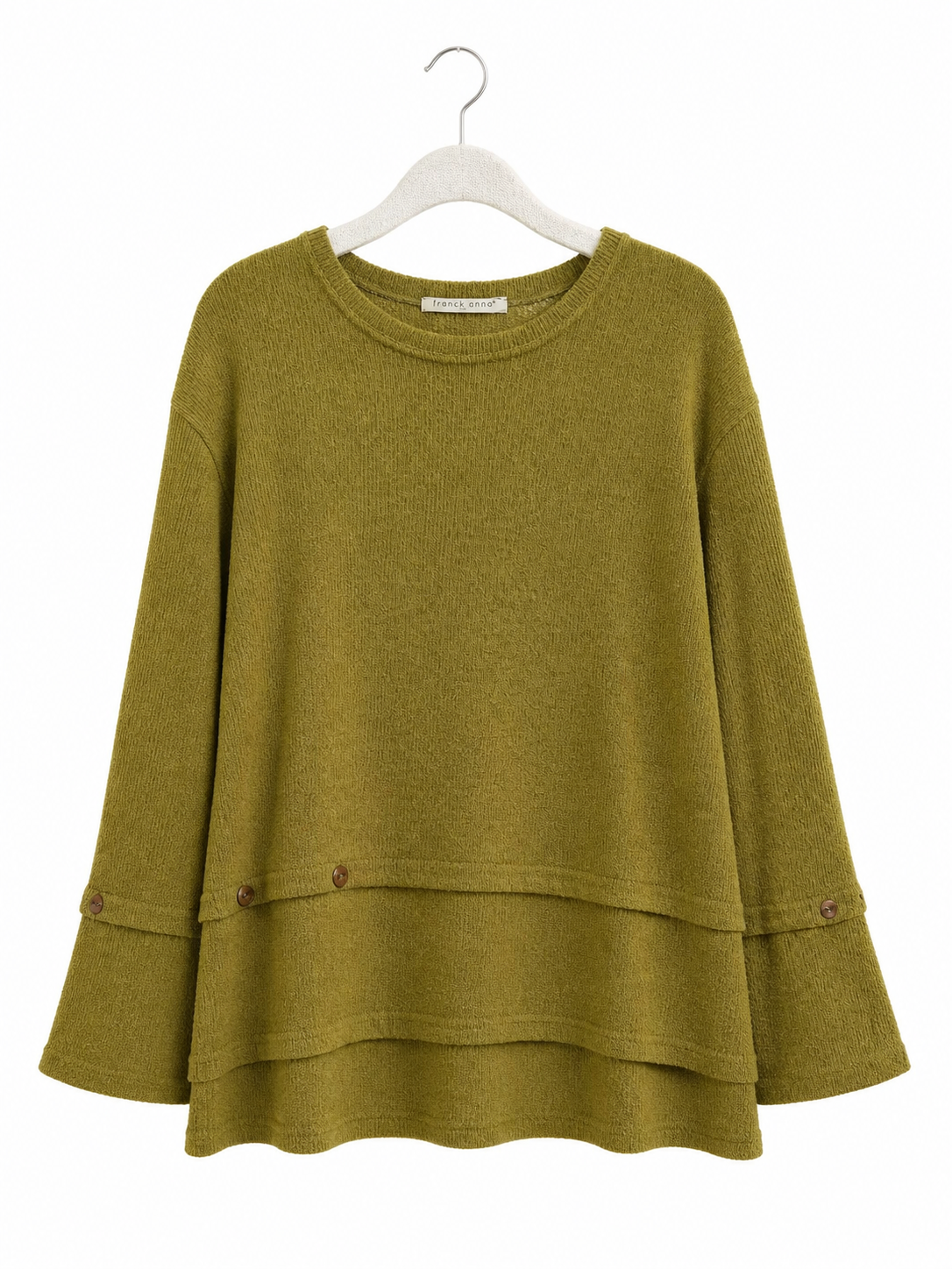 Pull Franck Anna vert - image générée par IA
