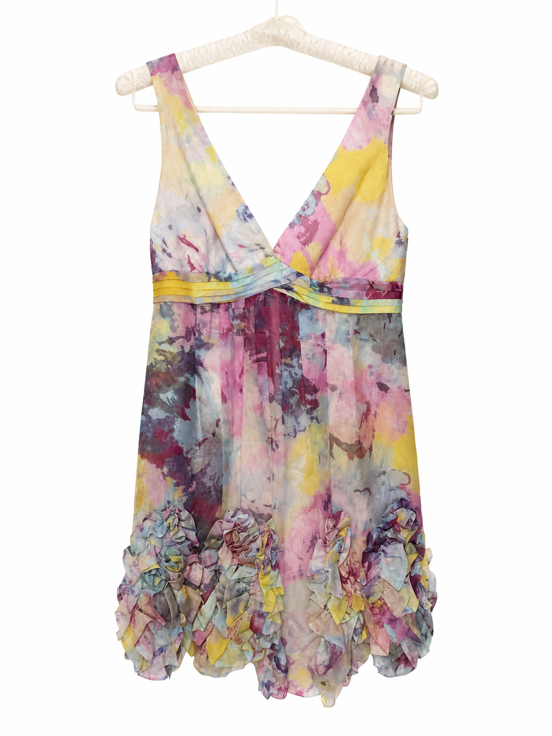 Robe BCBGMAXAZRIA multicolore - image générée par IA