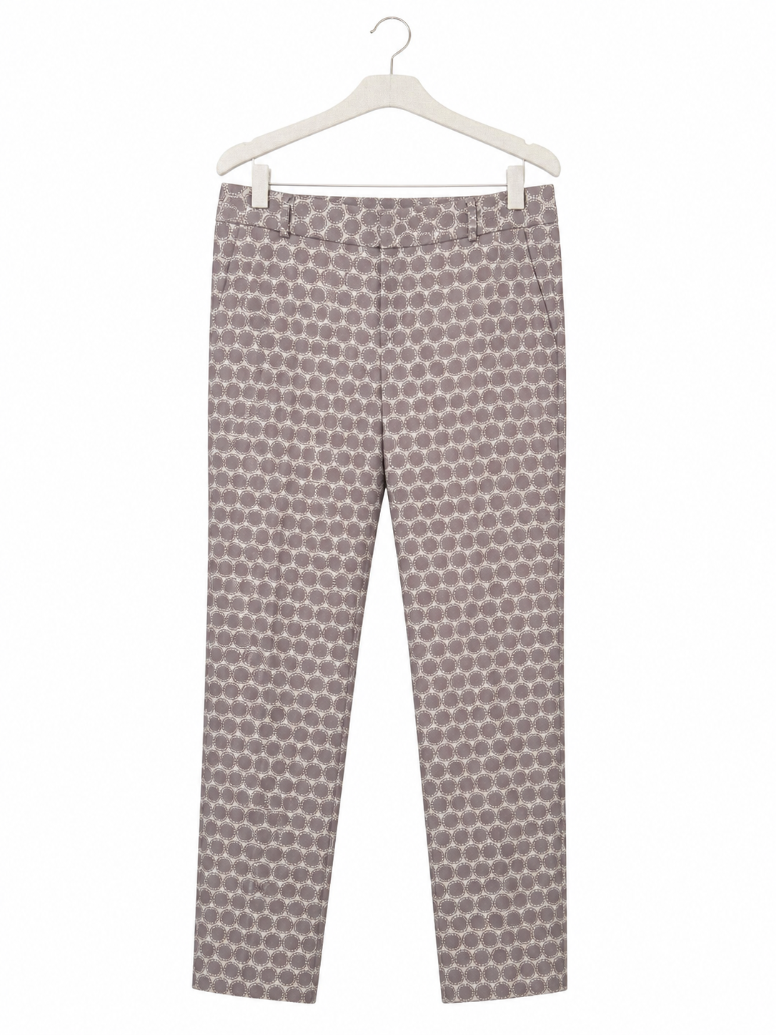 Pantalon Banana Republic gris à motifs