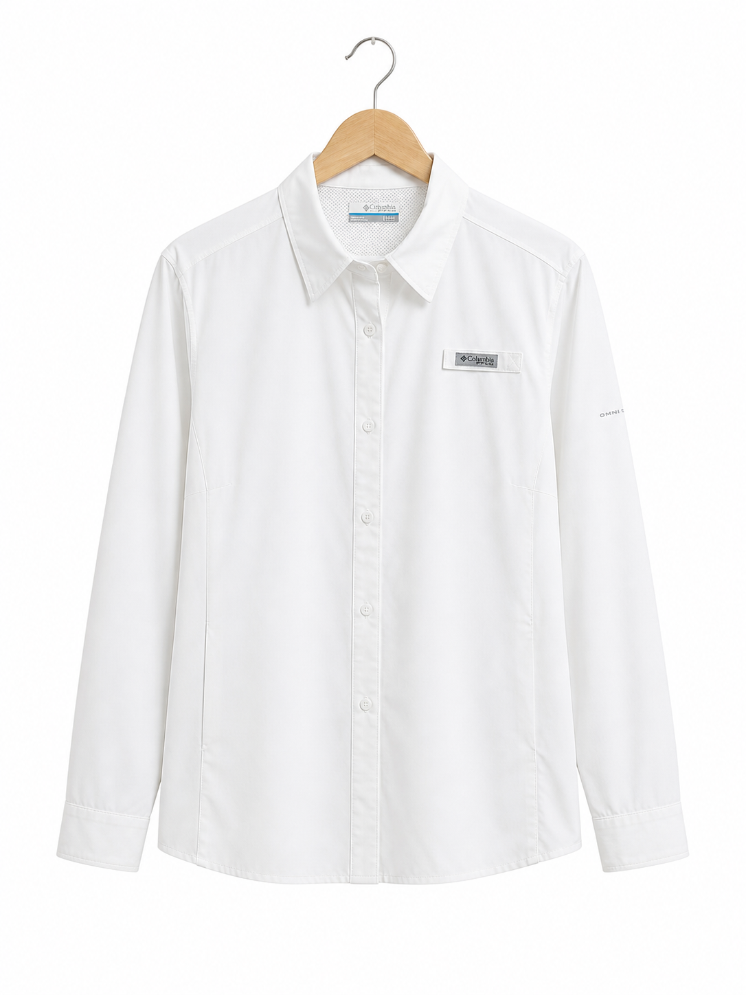 Chemise blanche Columbia - image générée par IA