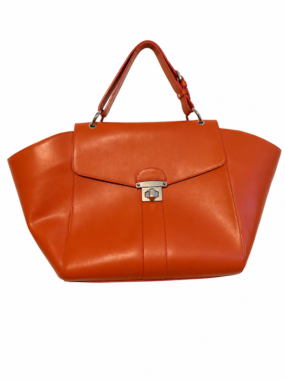 Sac cognac en cuir