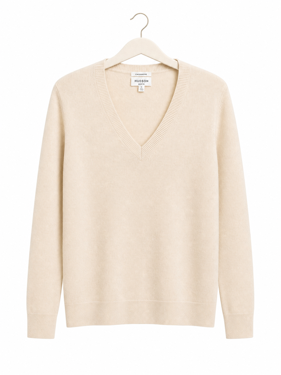 Pull en cachemire Hudson North ivoire