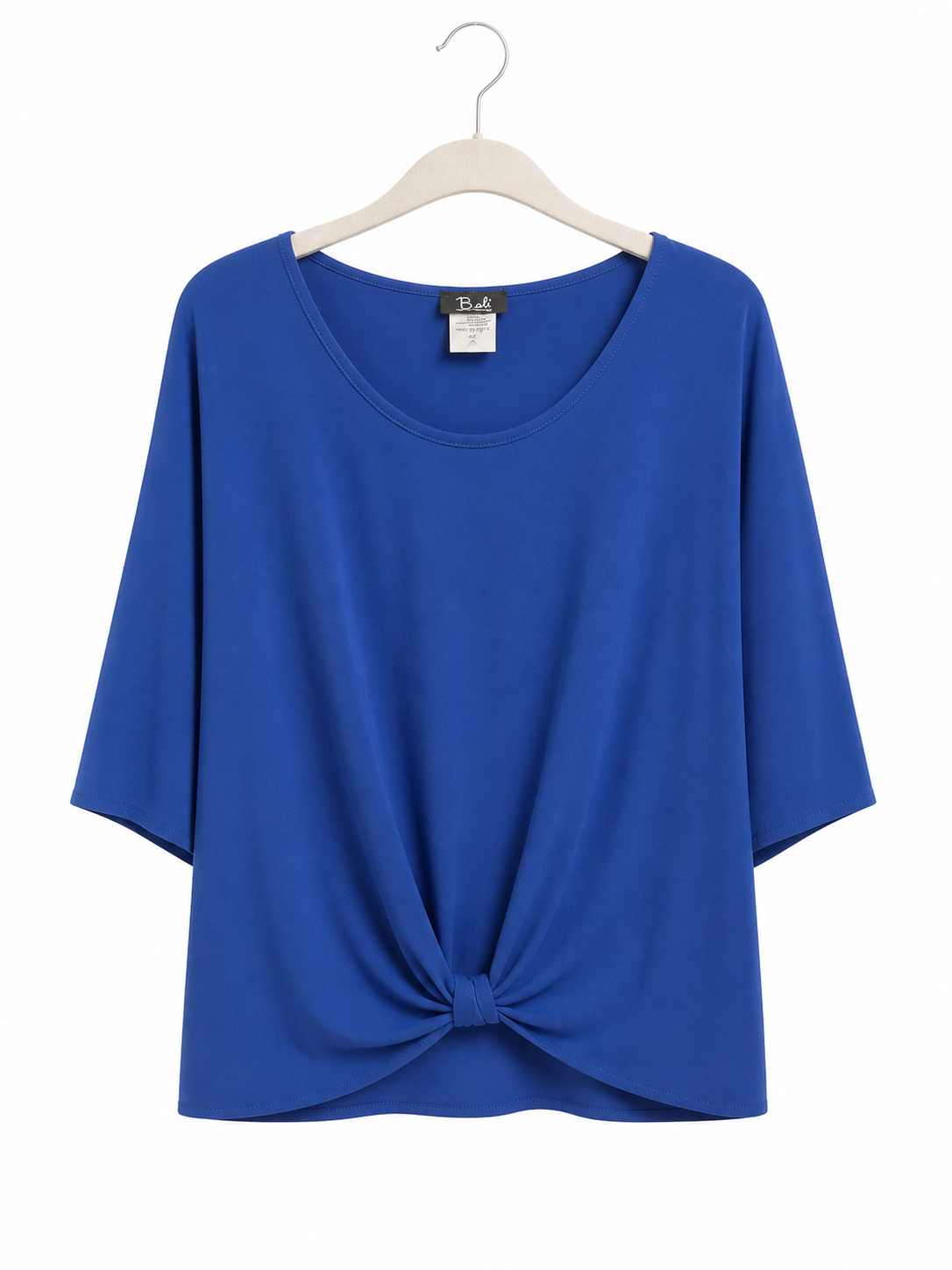 Blouse nouée bleu Bali