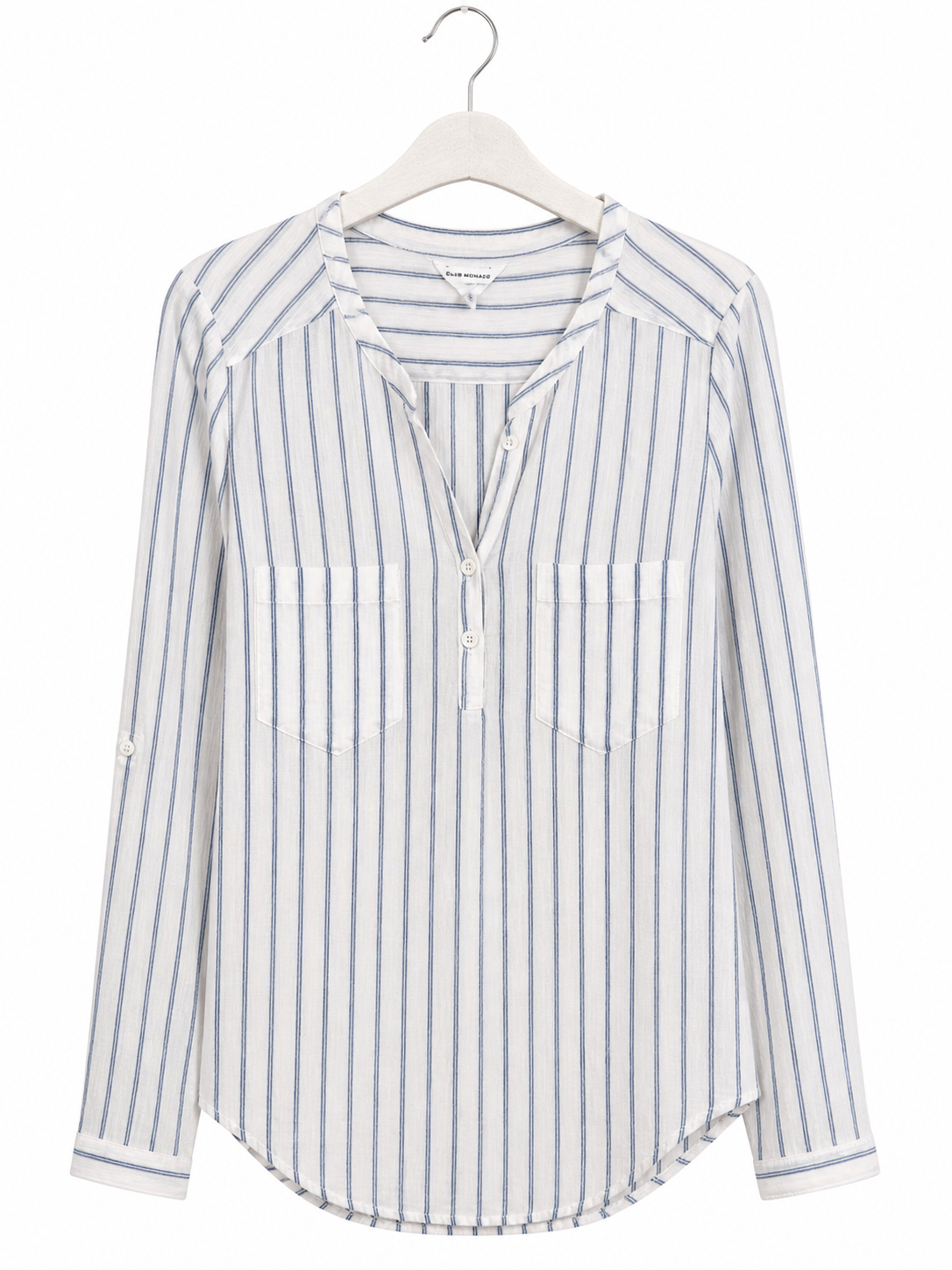 Chemise rayée Club Monaco blanc