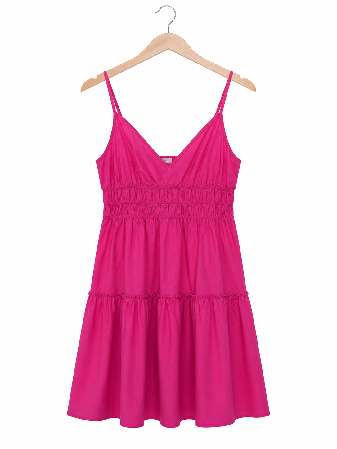 Robe rose à volants Rails - image générée par IA