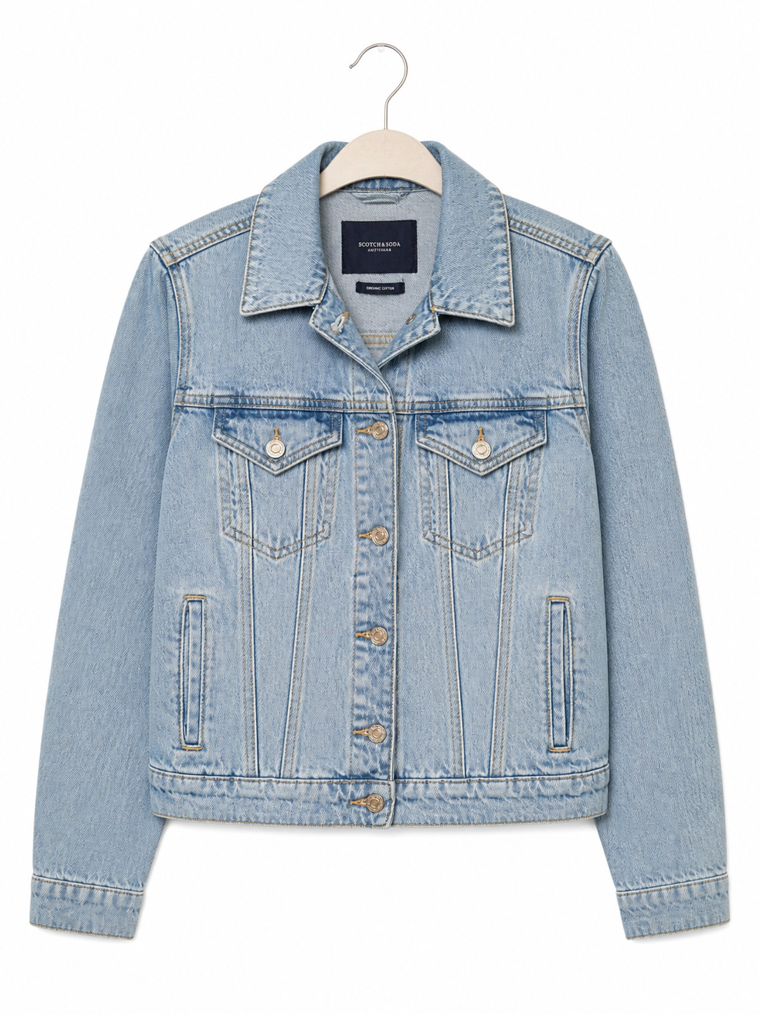 Veste en denim Scotch & Soda bleu