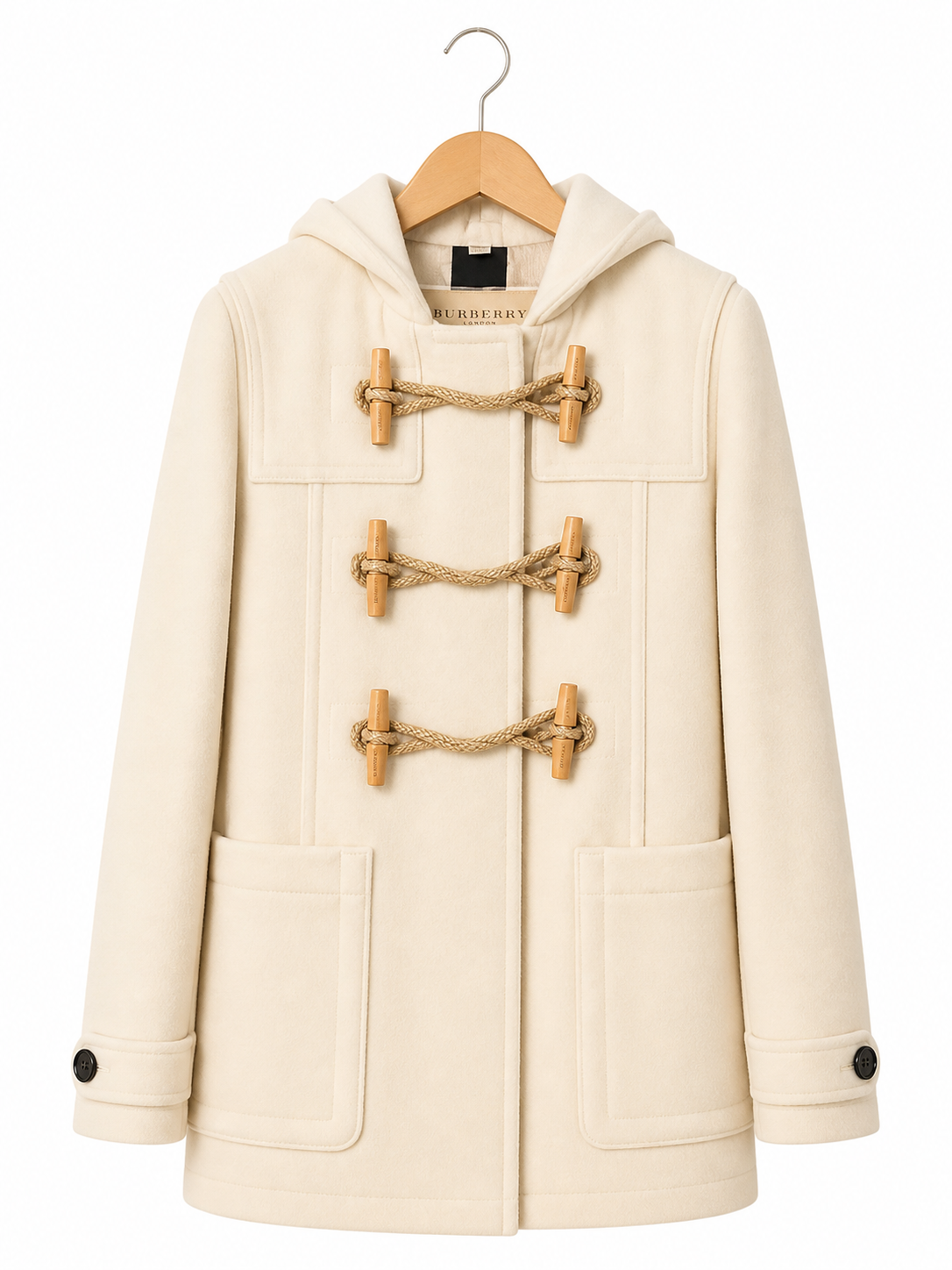 Duffle-coat Burberry Brit ivoire