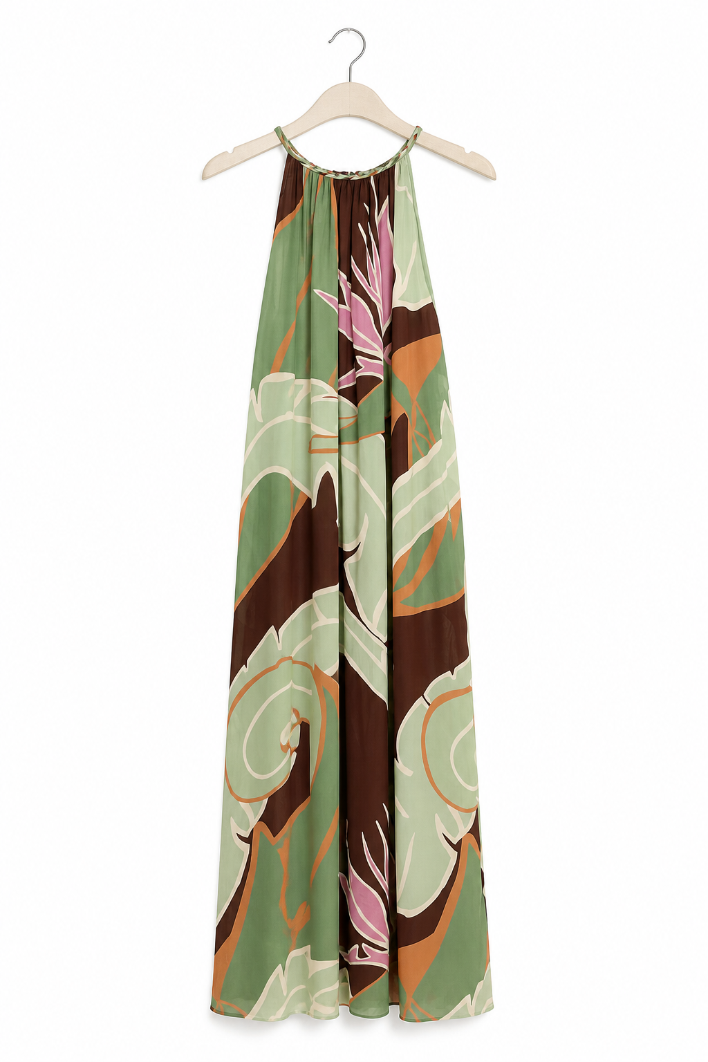 Robe longue imprimée Melanie Lyne - image générée par IA