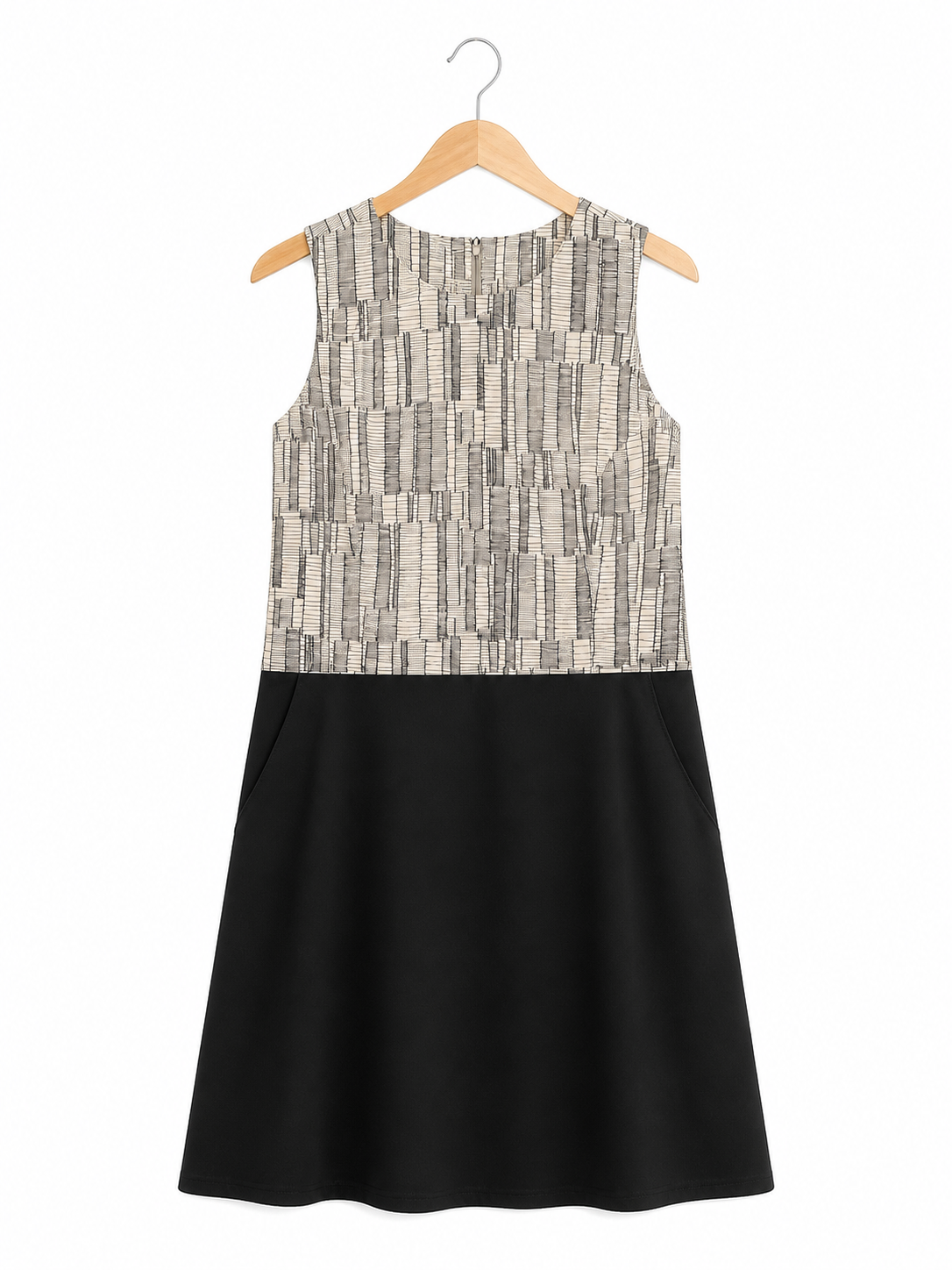 Robe graphique bicolore Jennifer Glasgow - image générée par IA